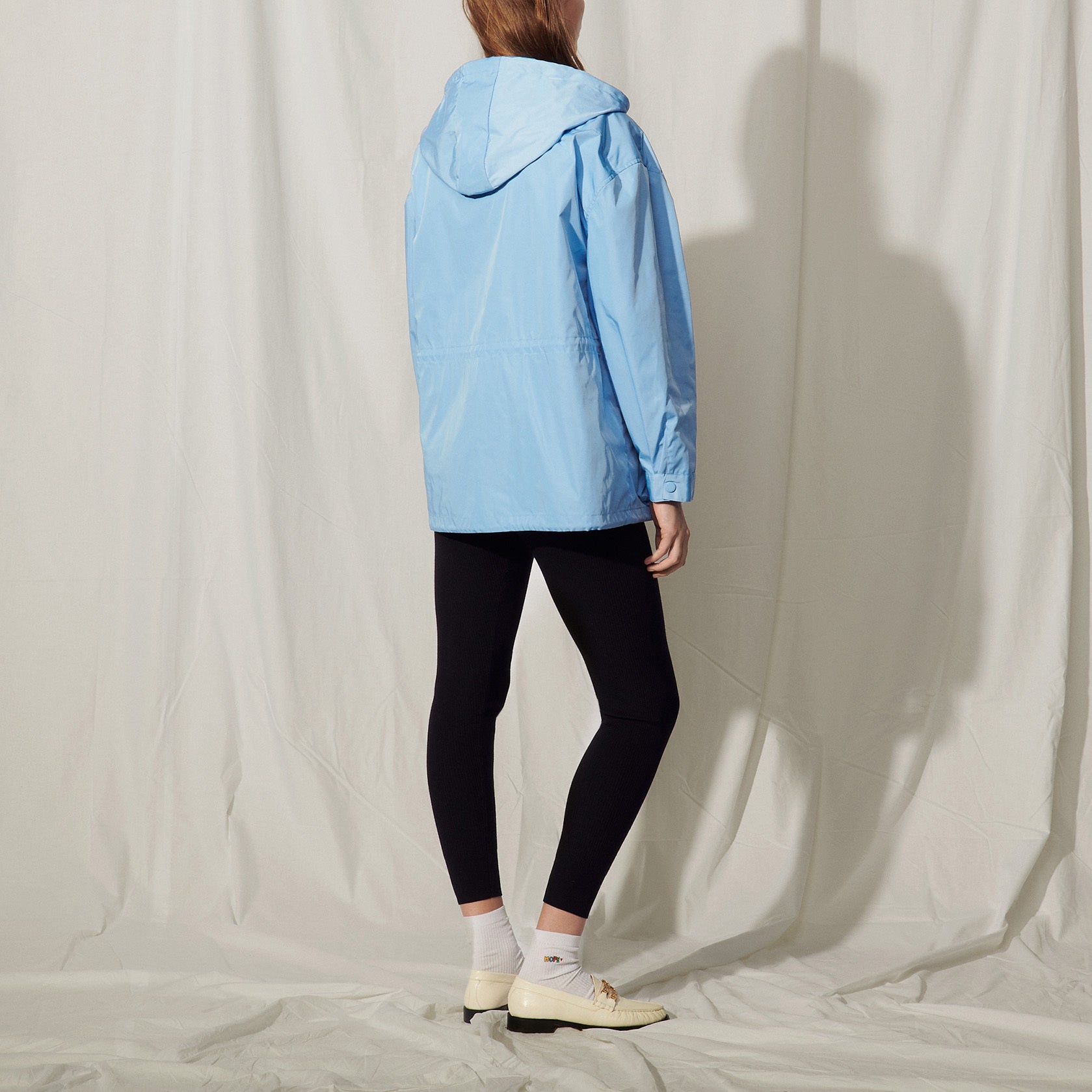 Blouson en nylon à capuche Sandro seconde main