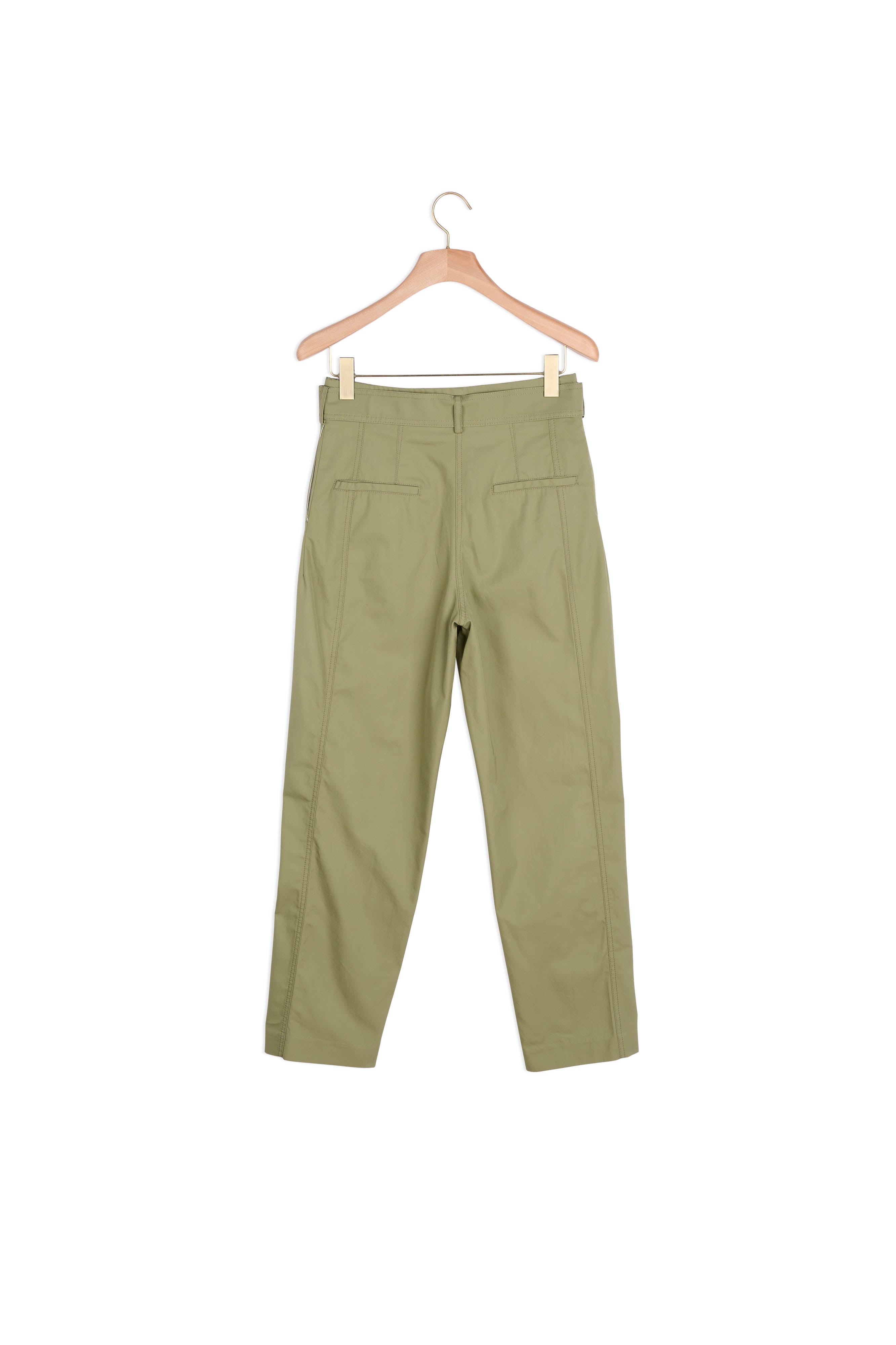 Pantalon large taille haute en gabardine Sandro seconde main
