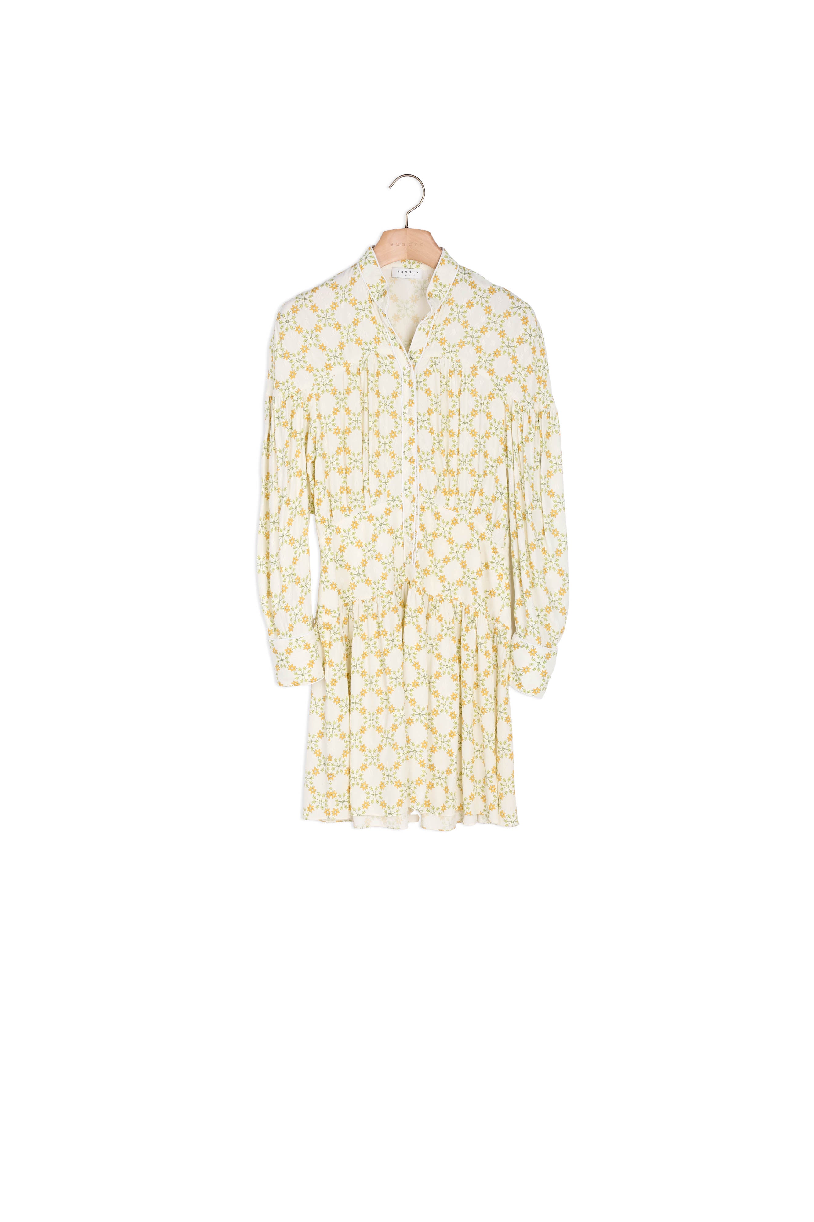 Robe courte en jacquard imprimé Sandro seconde main