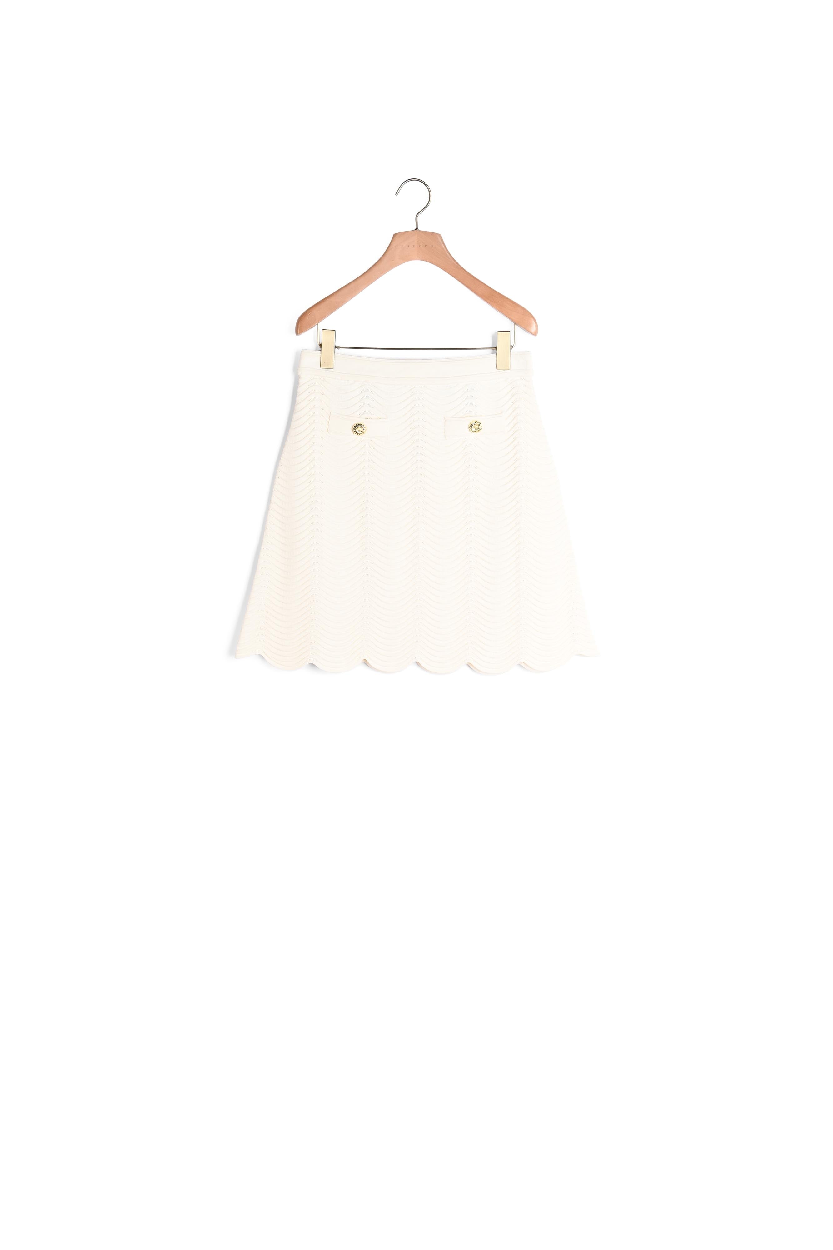 Jupe courte en Maille Sandro seconde main