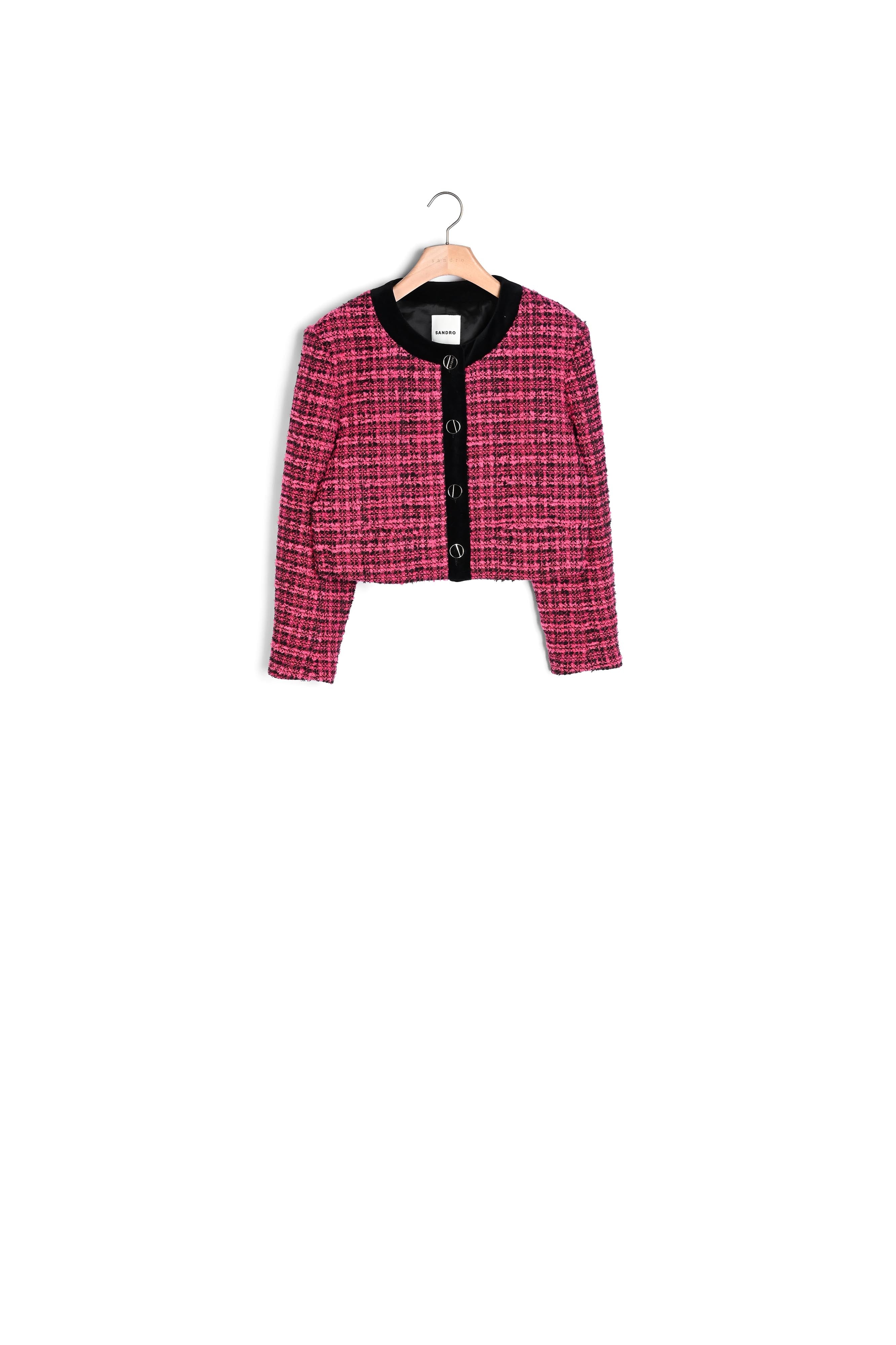 Veste courte en tweed Sandro seconde main