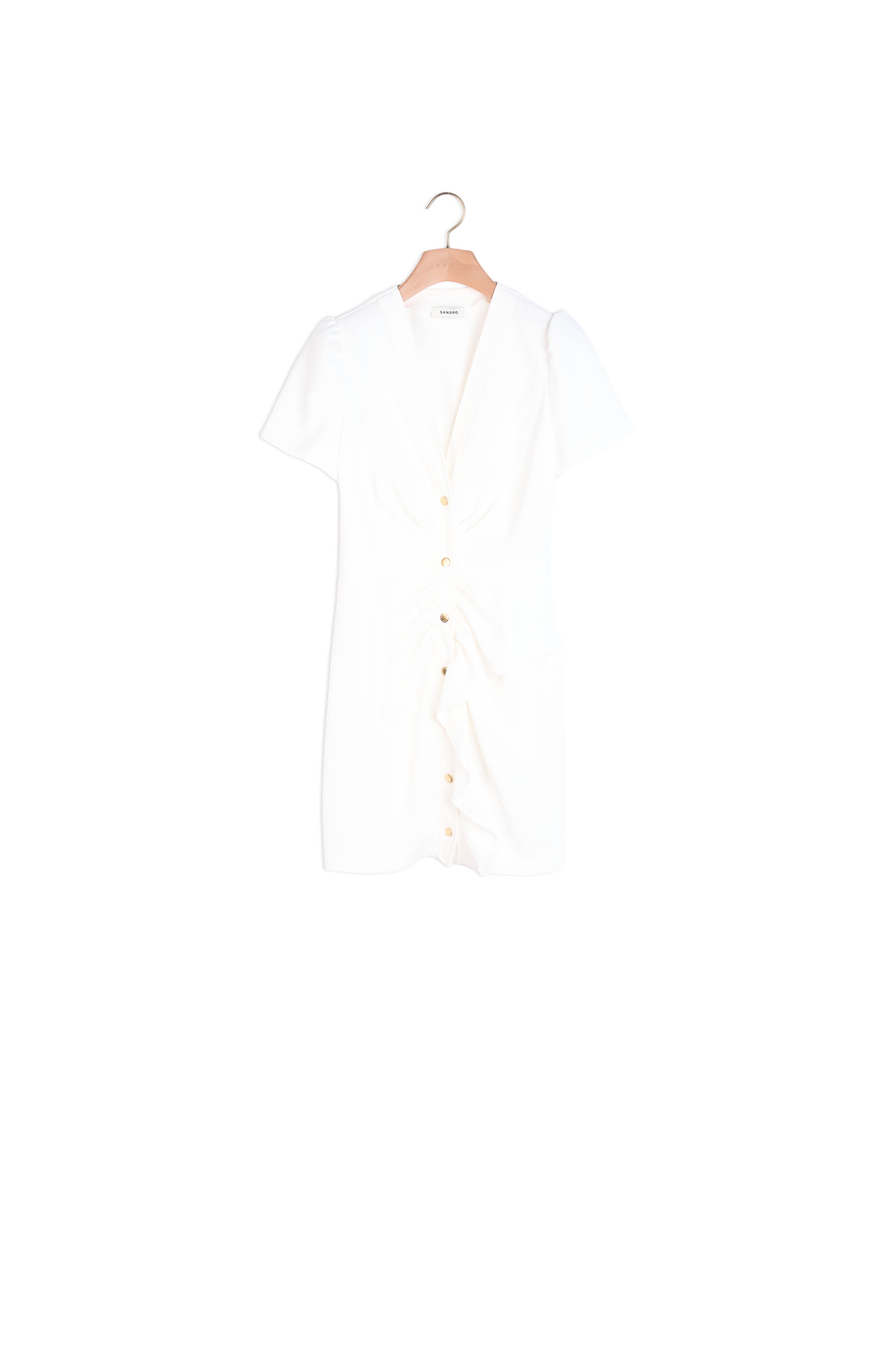Robe courte plissée Sandro seconde main