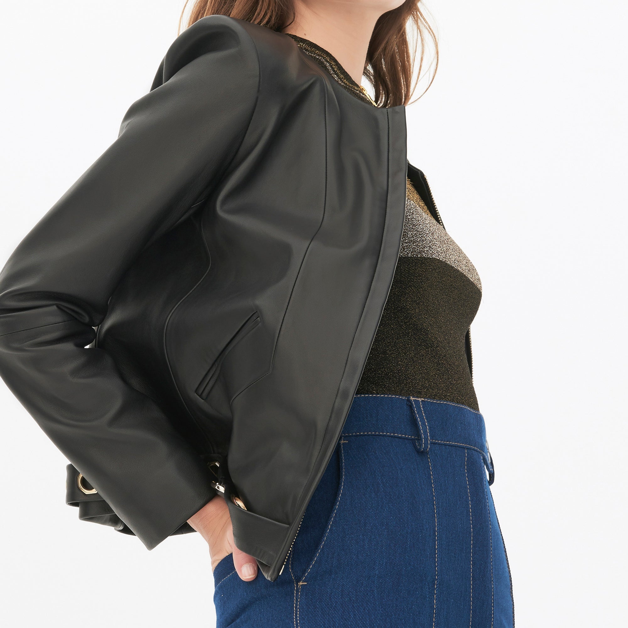 Veste Noir Sandro seconde main