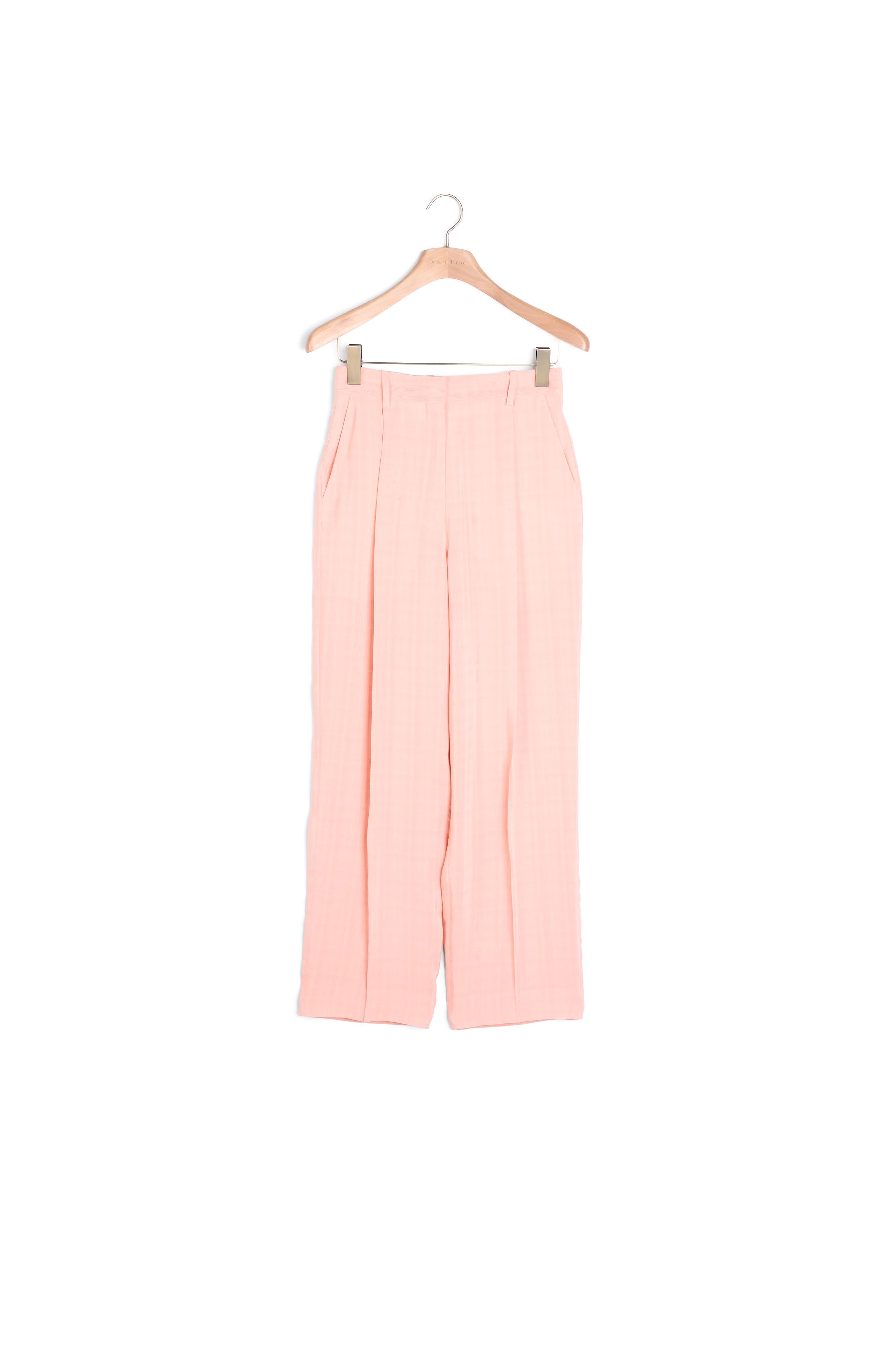 Pantalon droit à plis Sandro seconde main