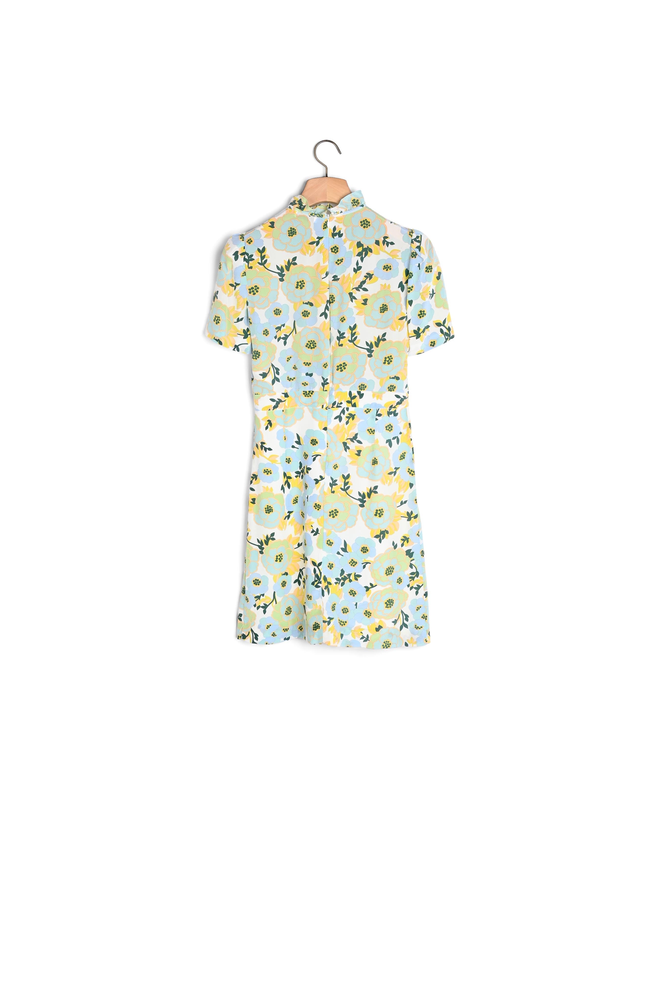 Robe en soie à col montant Sandro seconde main