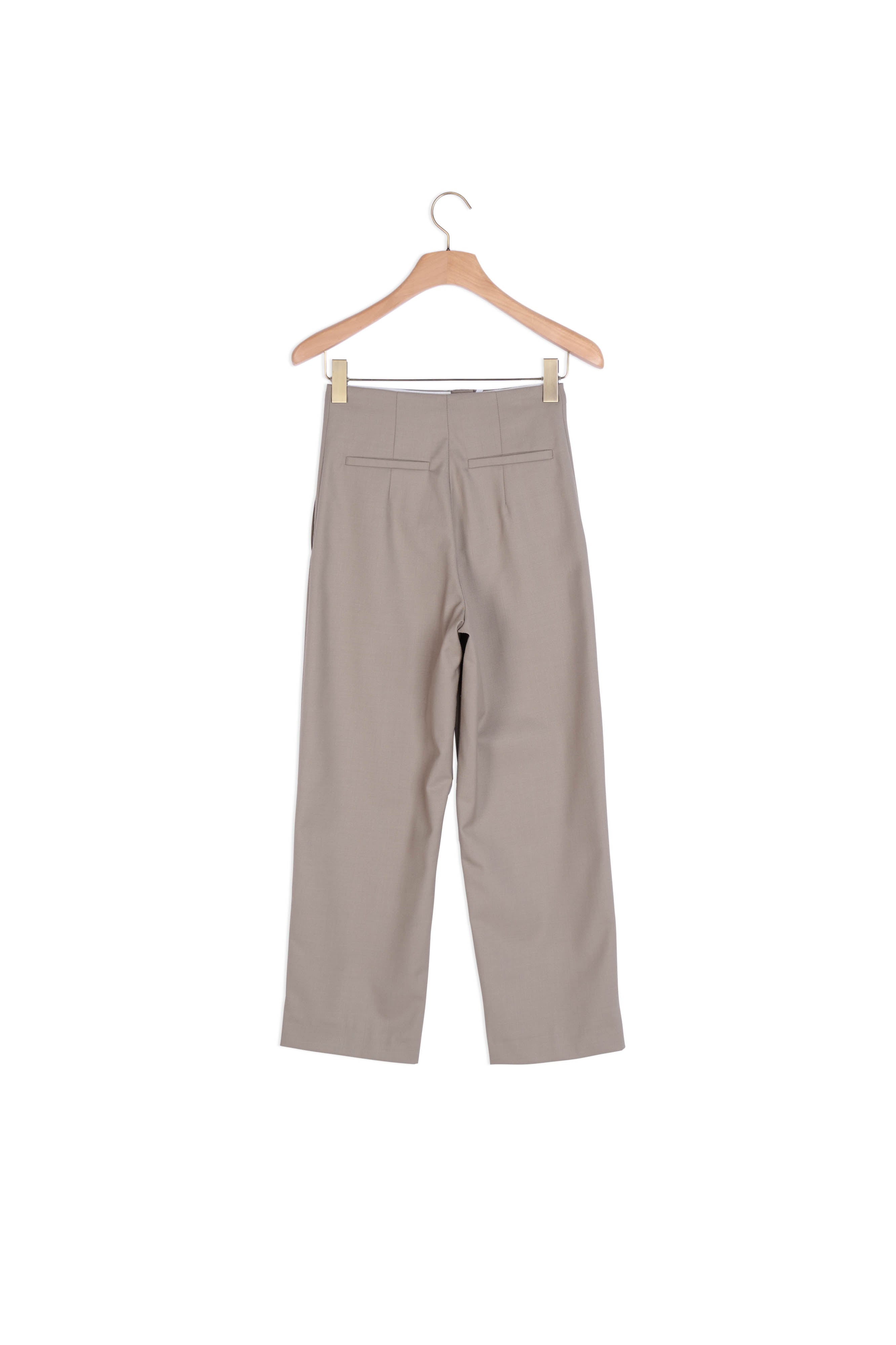 Pantalon de tailleur taille haute Sandro seconde main