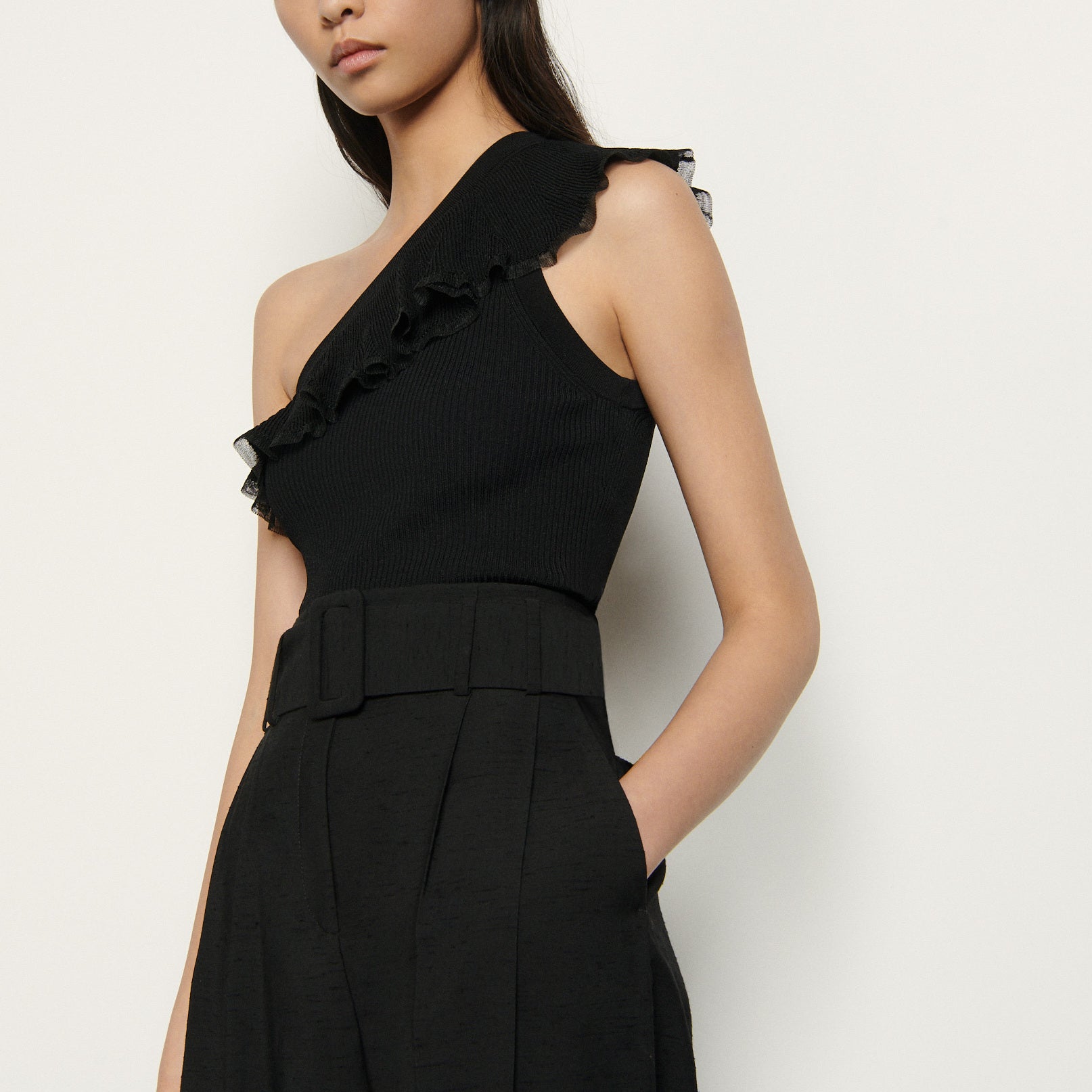 Top en Maille asymétrique Sandro seconde main