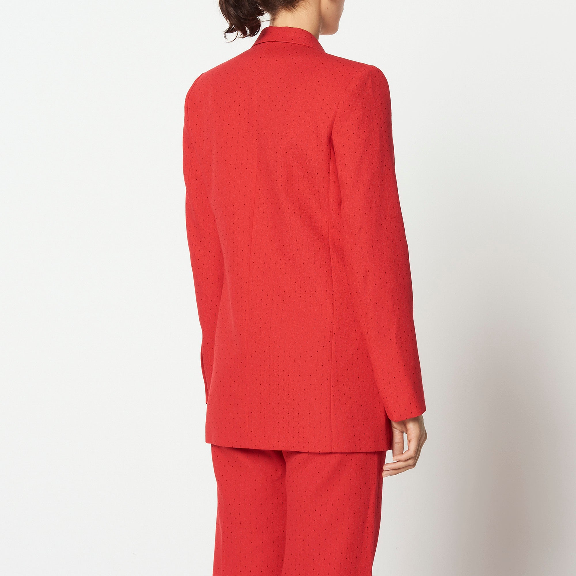 Veste de tailleur à motif pointillés Sandro seconde main