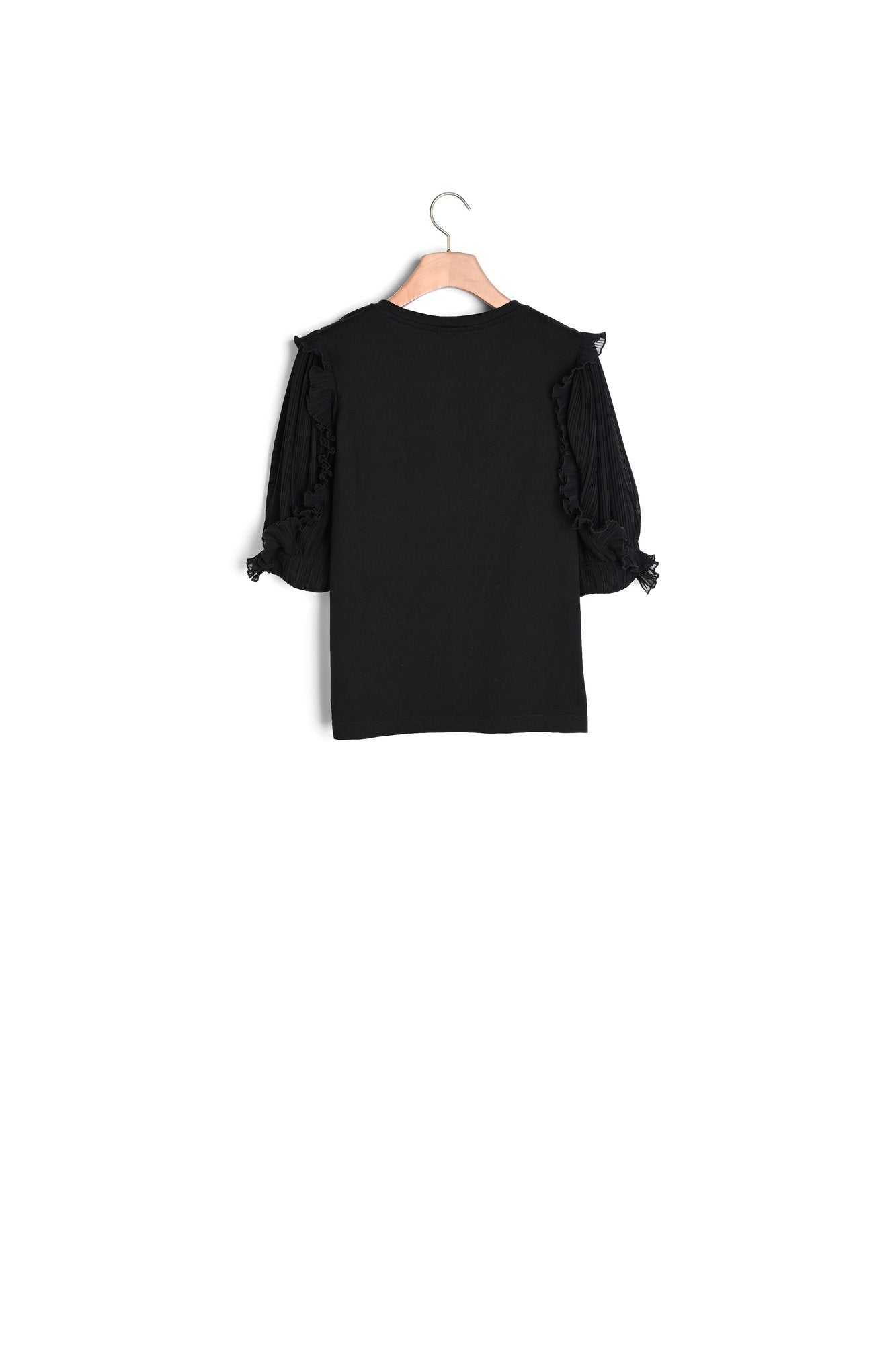 T-shirt aux manches travaillées Sandro seconde main