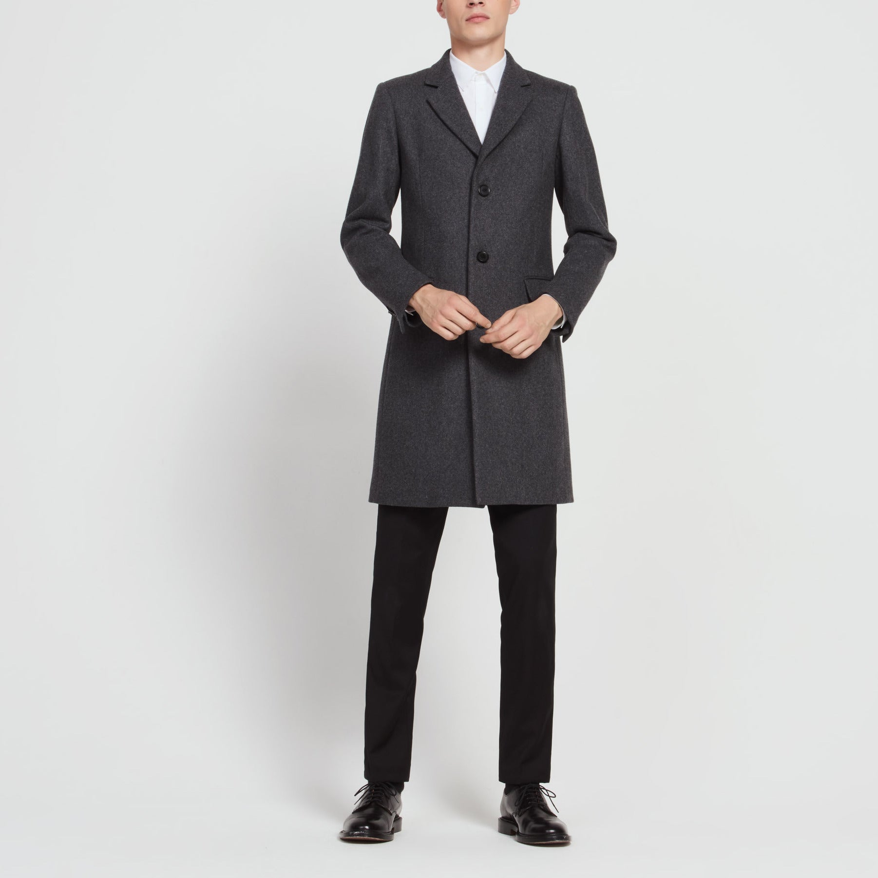 Manteau long à trois boutons Sandro seconde main