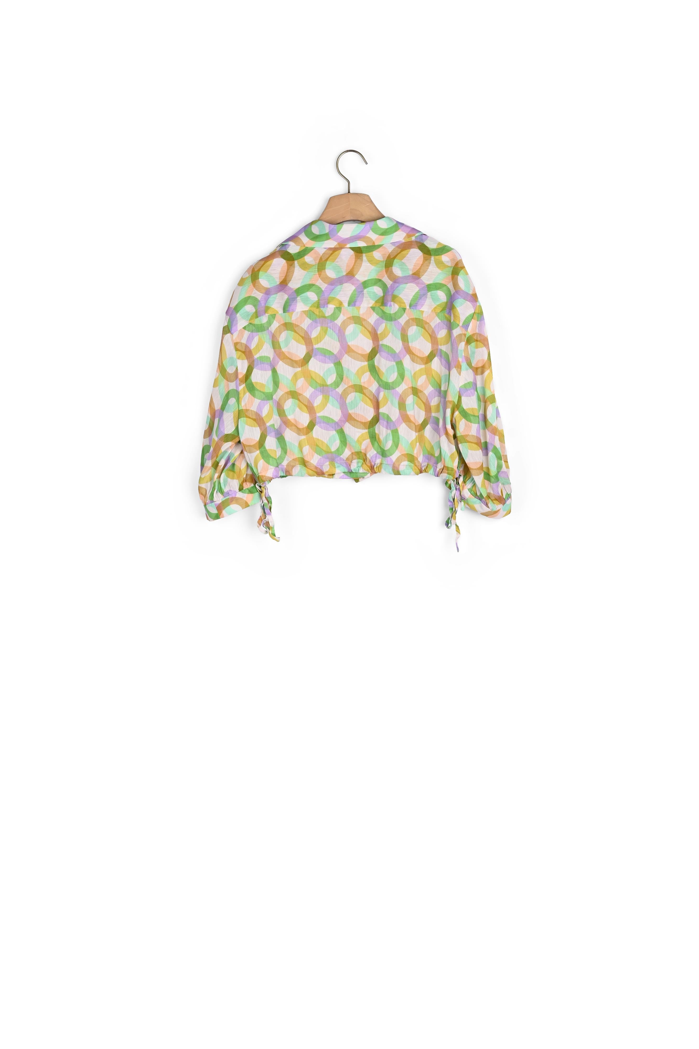 Chemise en voile imprimé Sandro seconde main