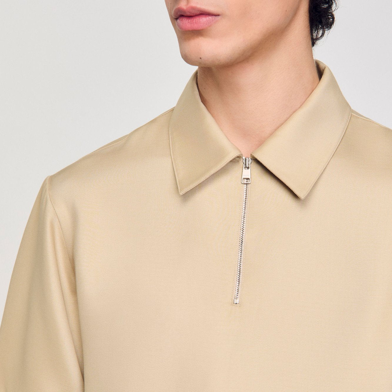 Polo à col zippé Sandro seconde main