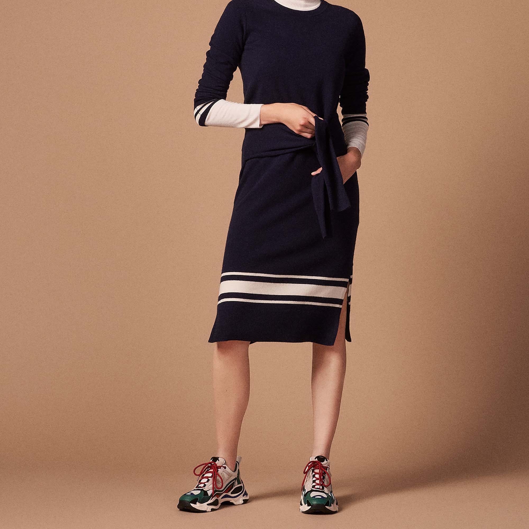 Robe en Maille trompe l œil Sandro seconde main