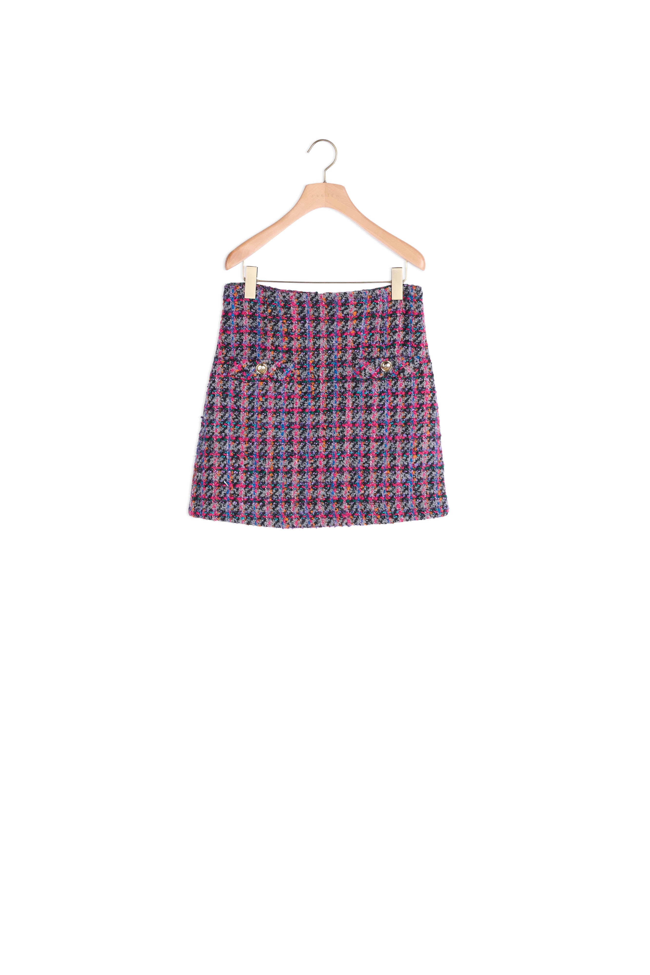 Jupe courte en tweed Sandro seconde main