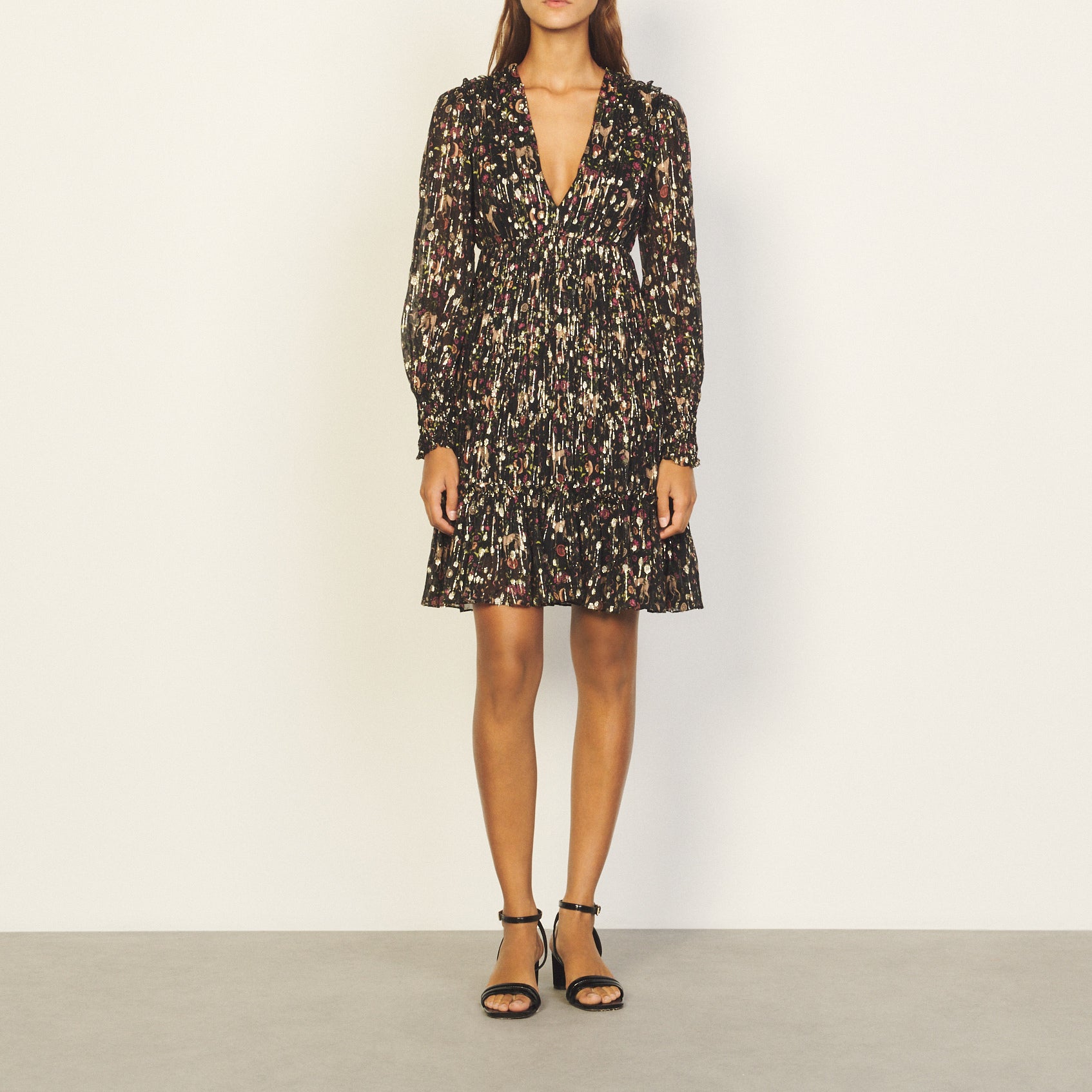 Robe imprimé Sandro seconde main
