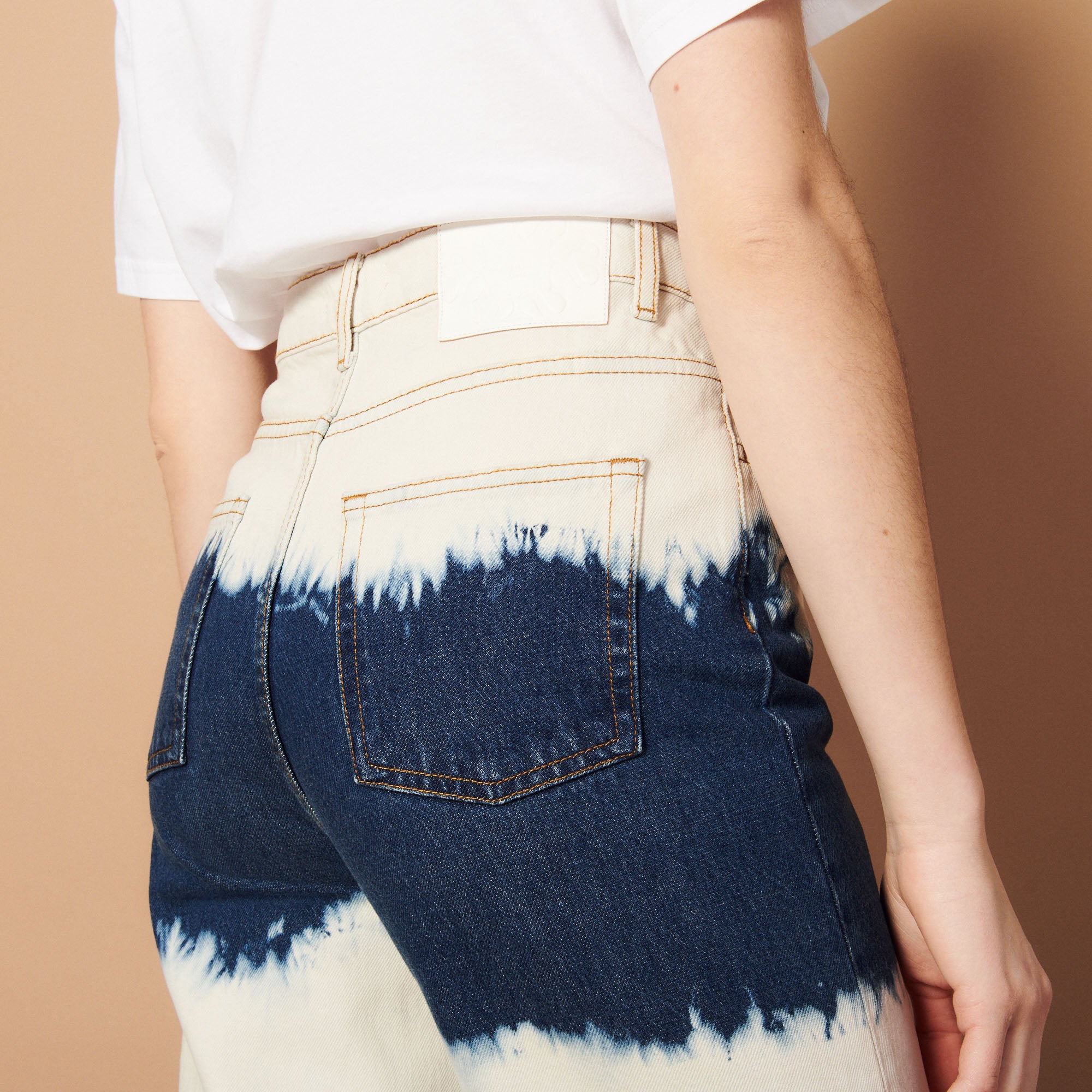 Jean tie and dye Sandro seconde main