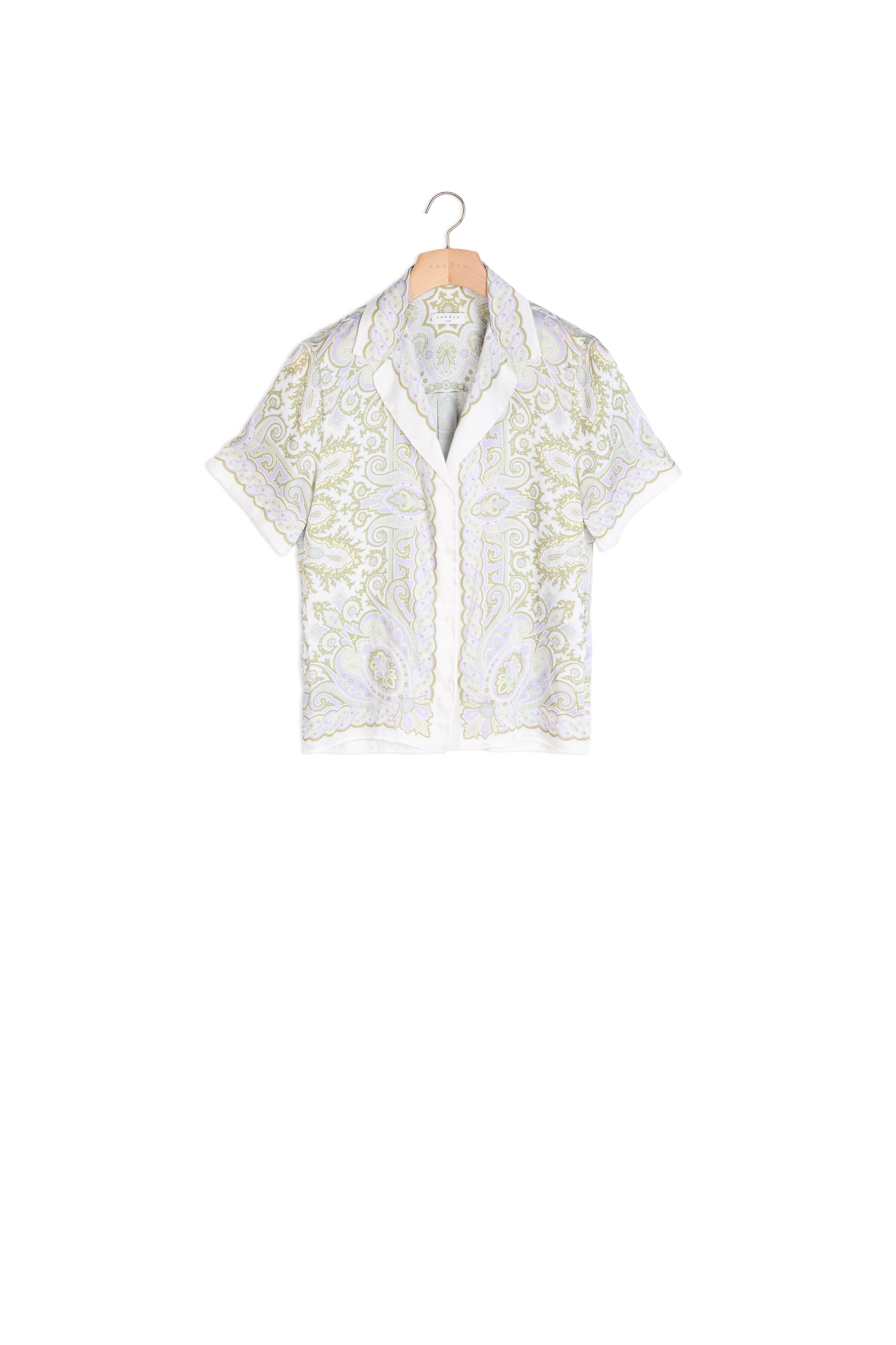 Chemise pyjama imprimée Sandro seconde main