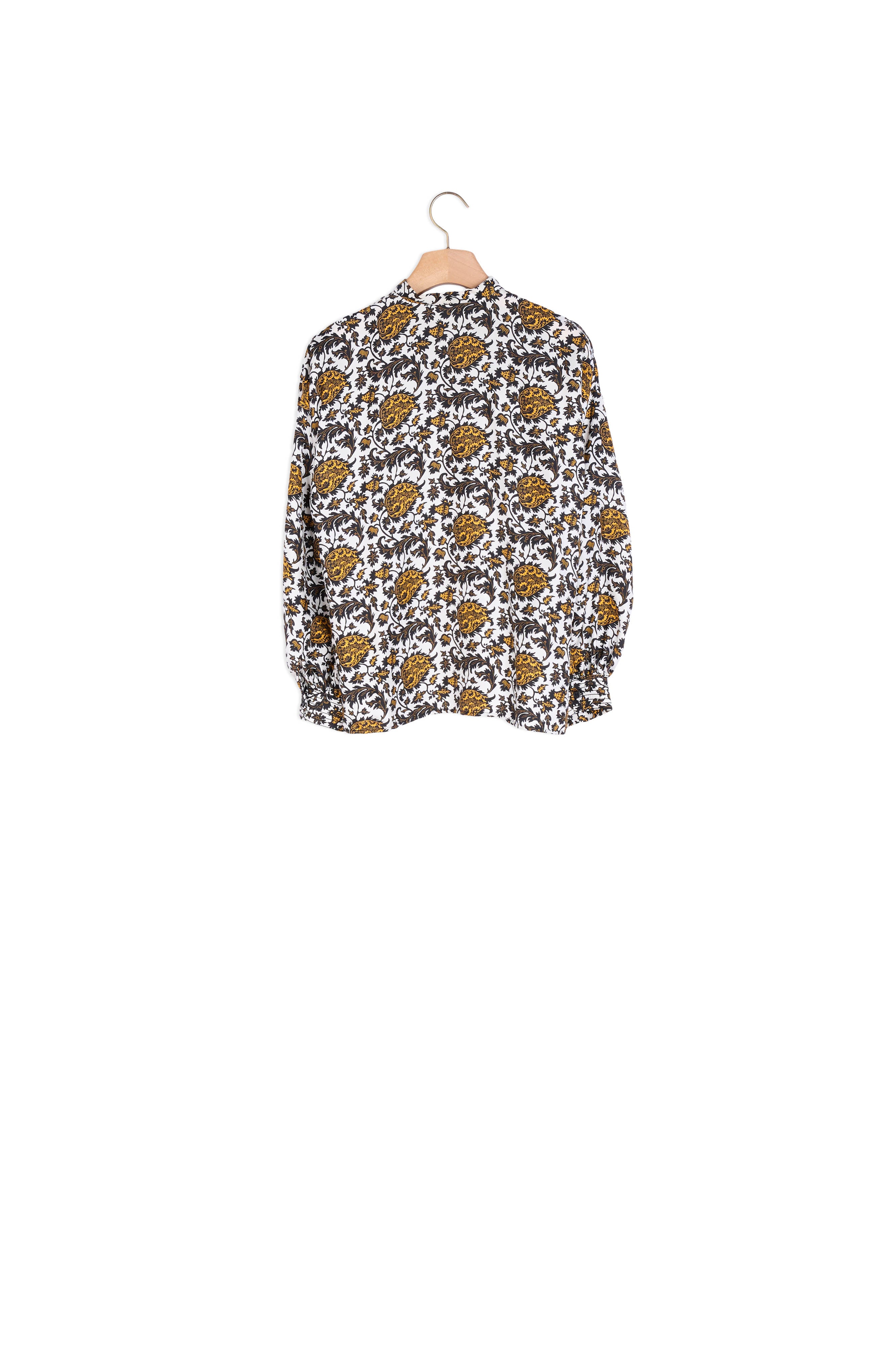 Chemise imprimée en soie Sandro seconde main