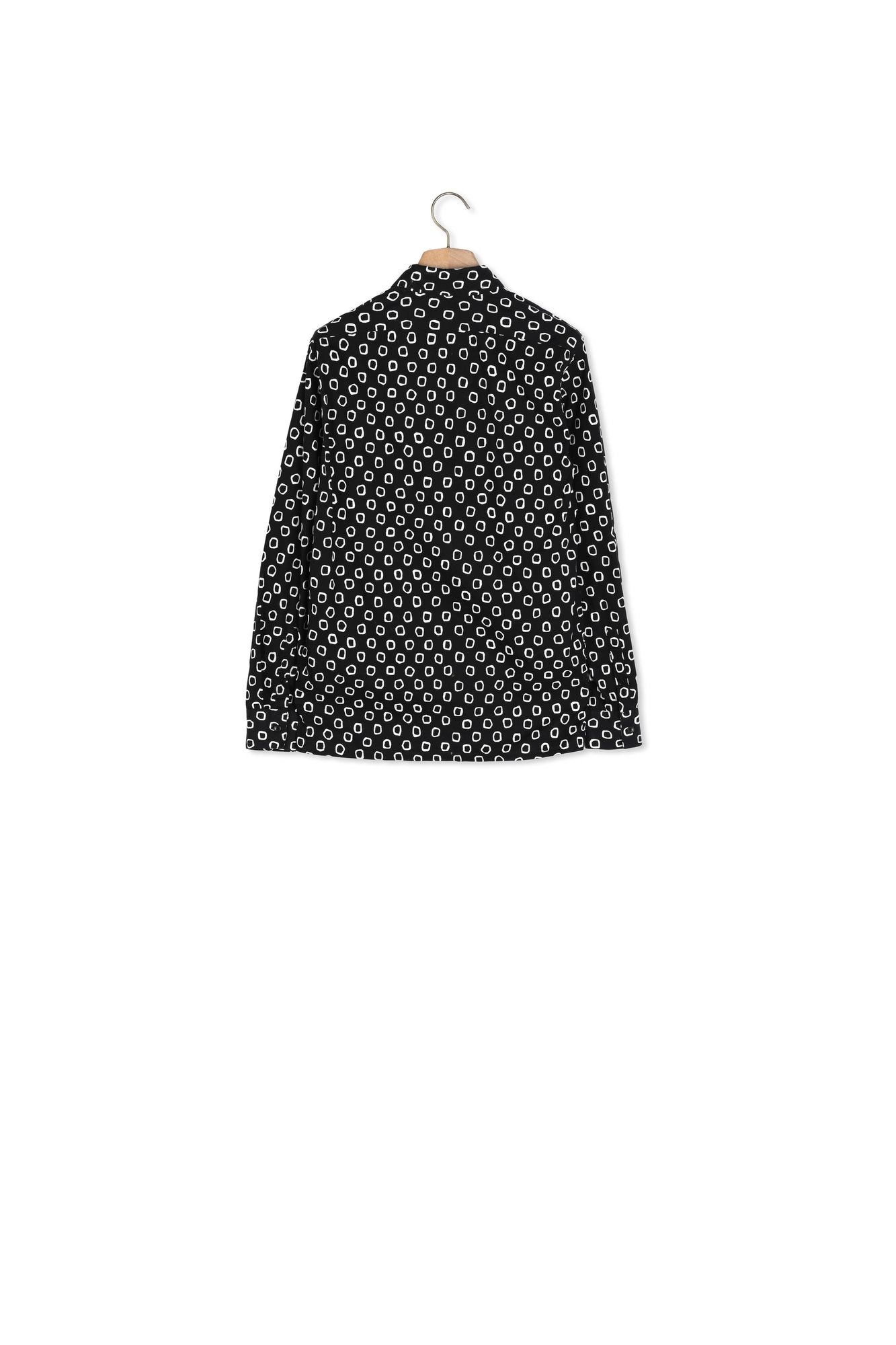 Chemise en coton imprimé Sandro seconde main