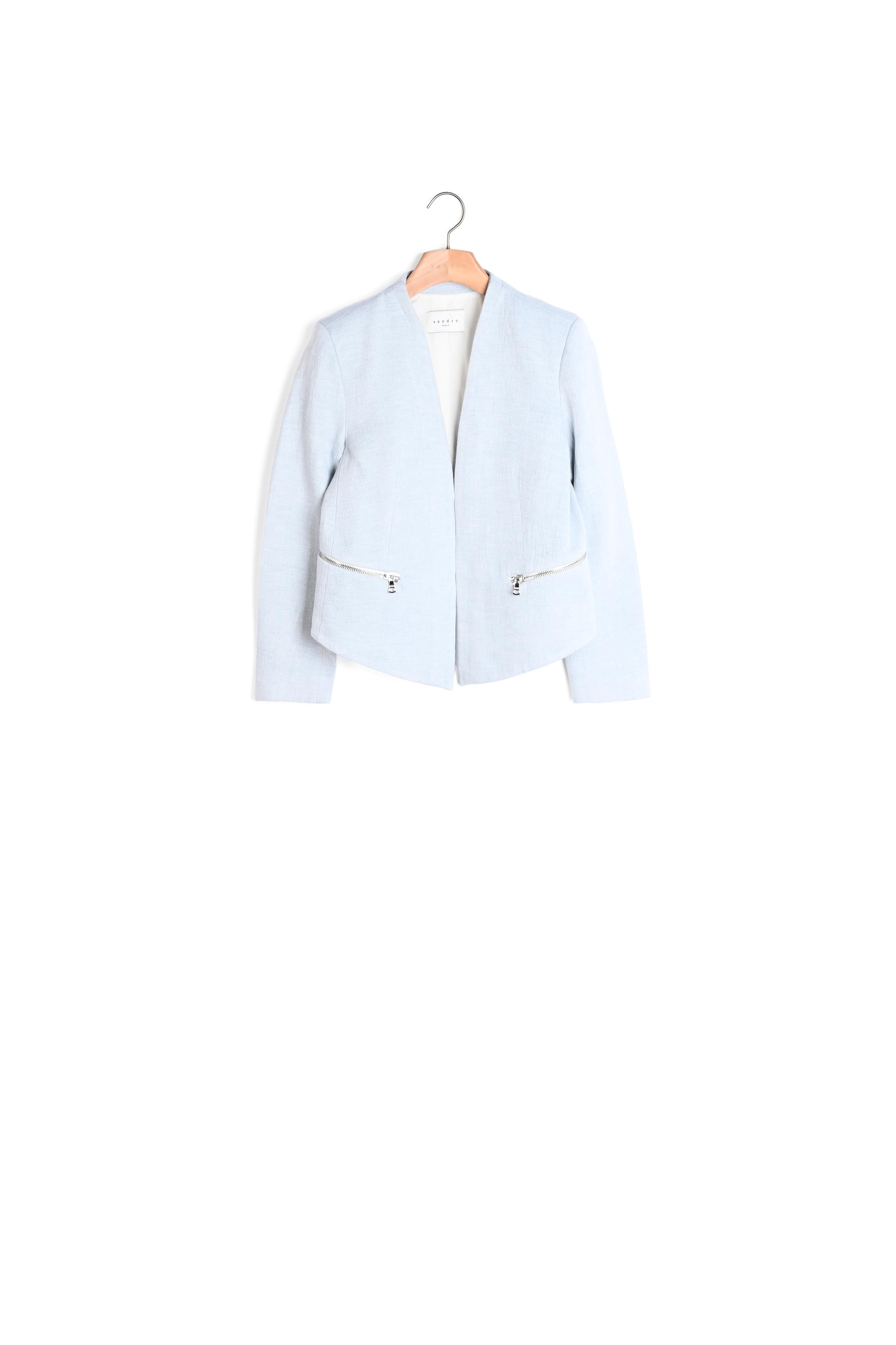 Veste Bleu ciel Sandro seconde main