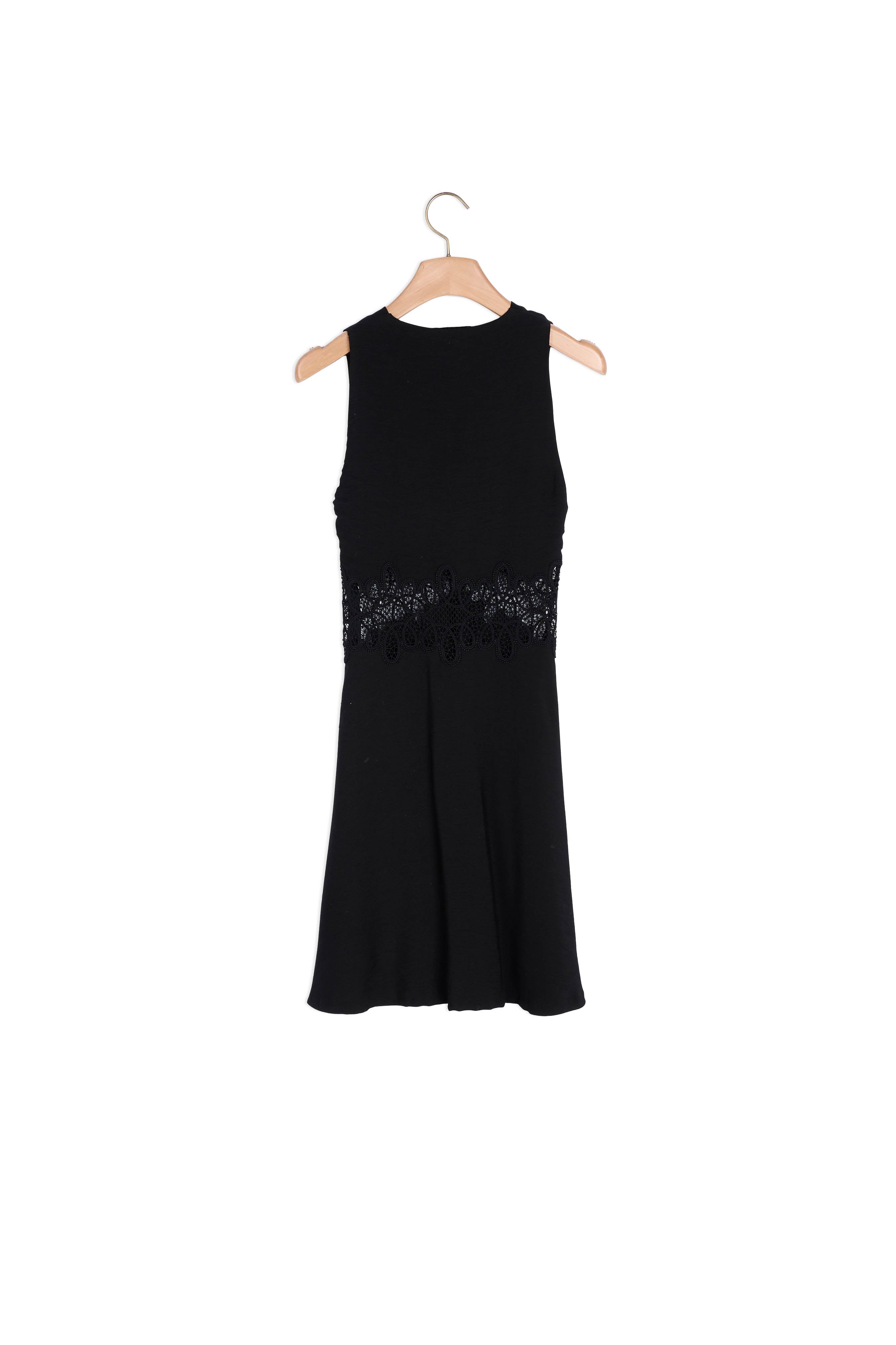 Robe courte avec insert de dentelle Sandro seconde main