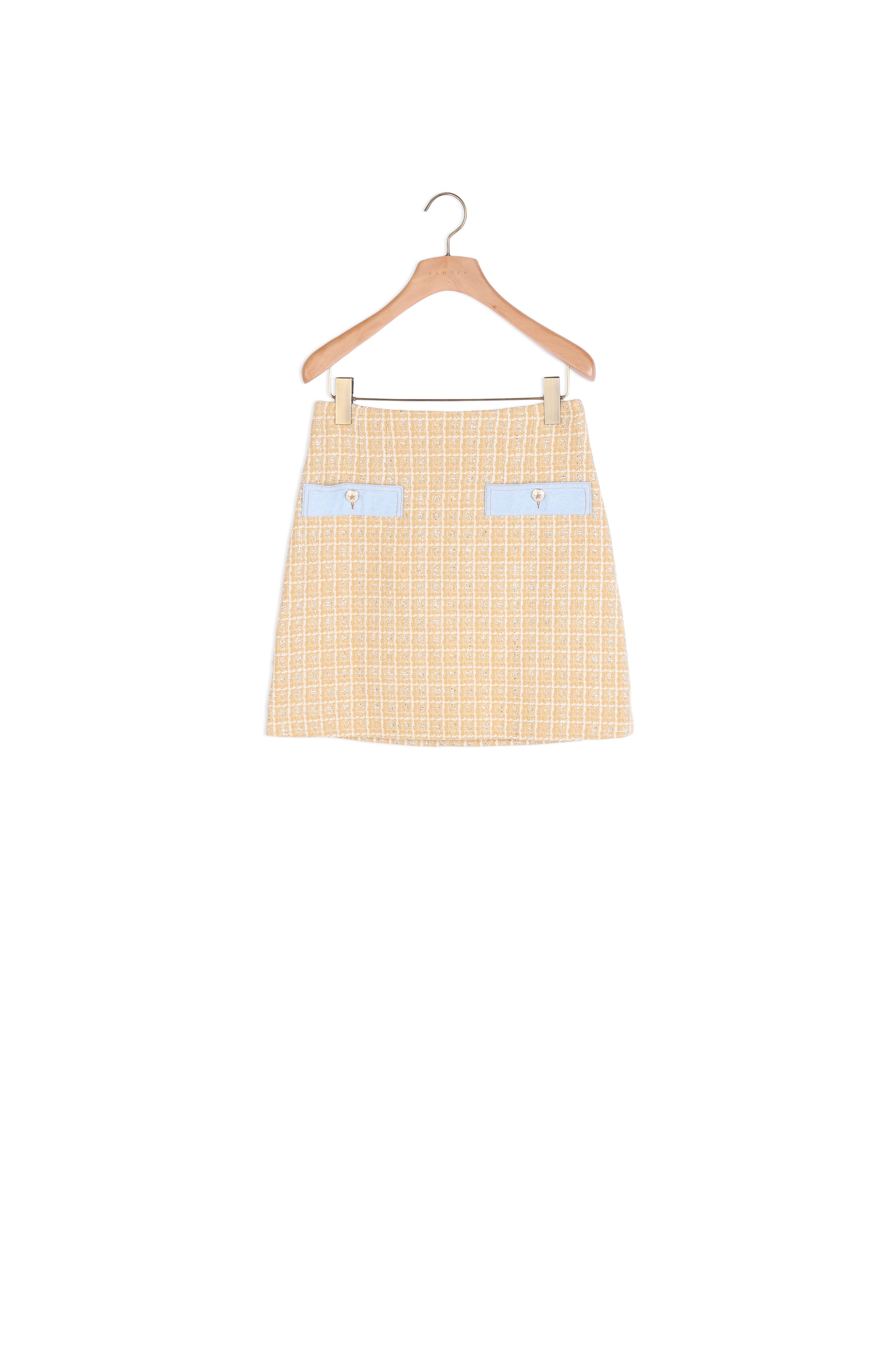 Jupe courte en tweed Sandro seconde main