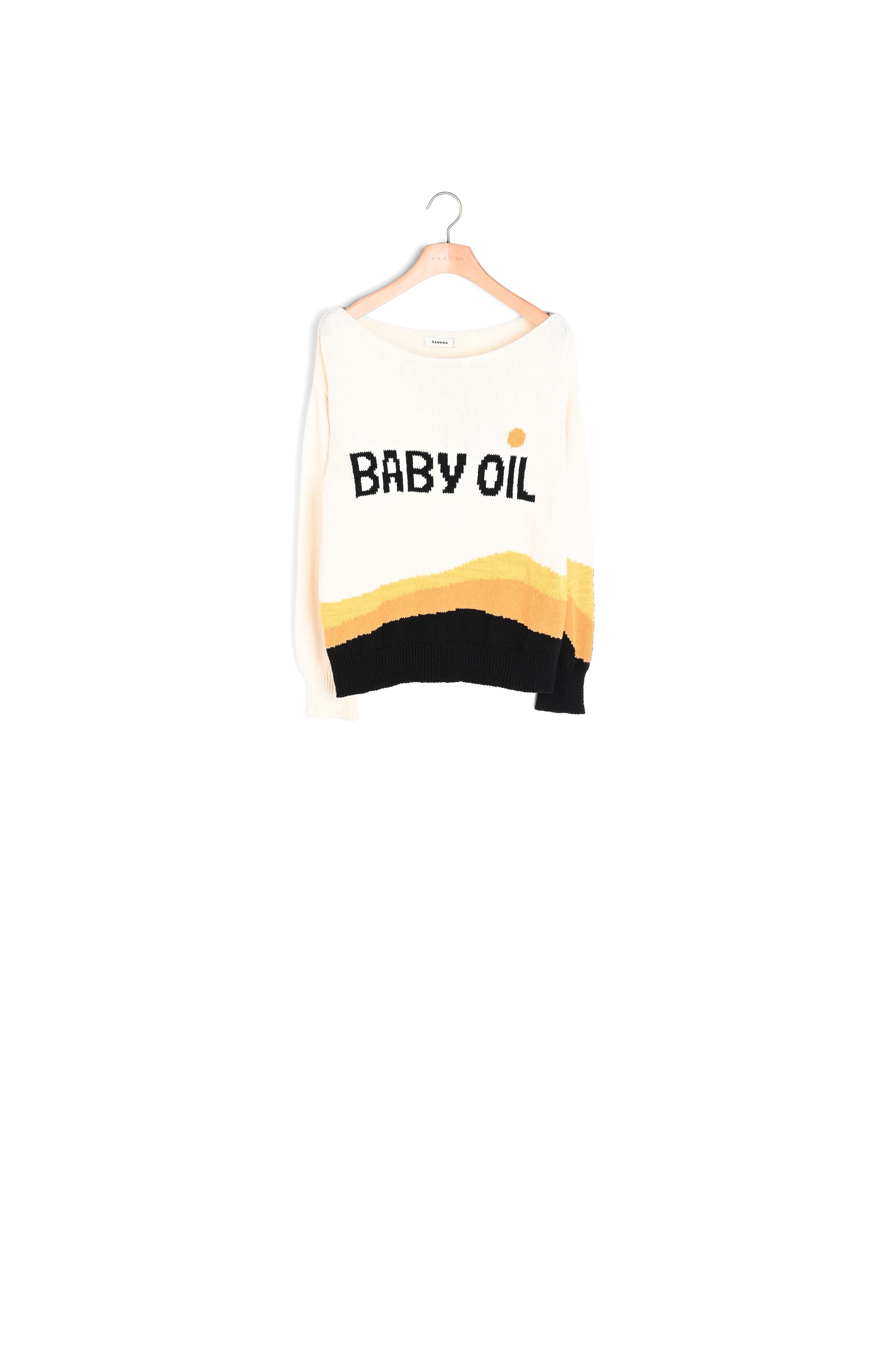 Pull graphique Sandro seconde main