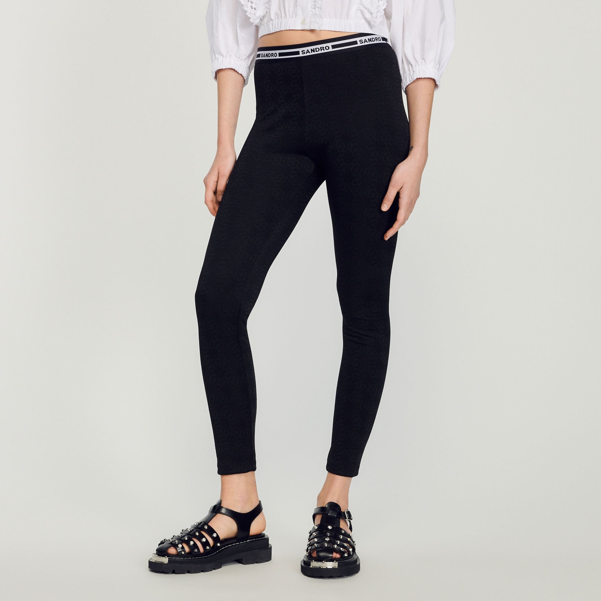 Legging jacquard Sandro Sandro seconde main