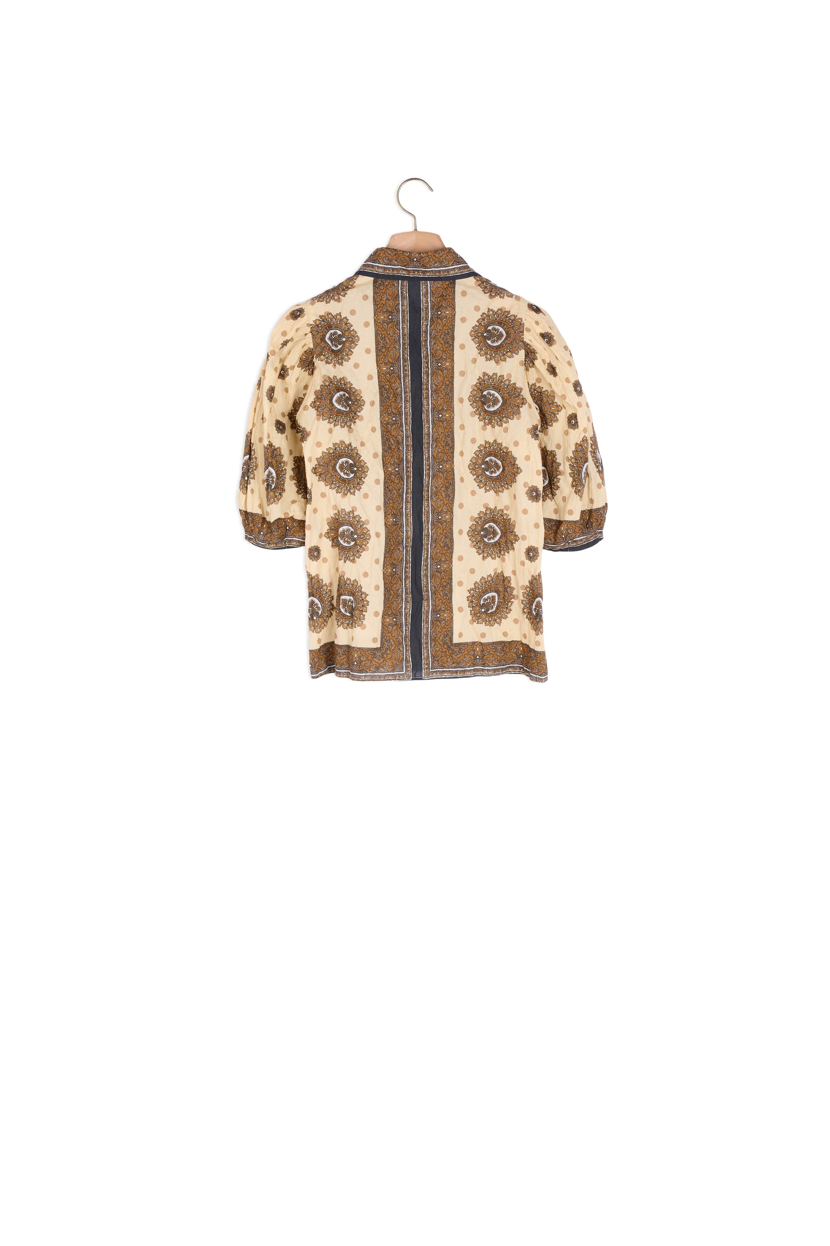 Chemise en coton imprimé Sandro seconde main
