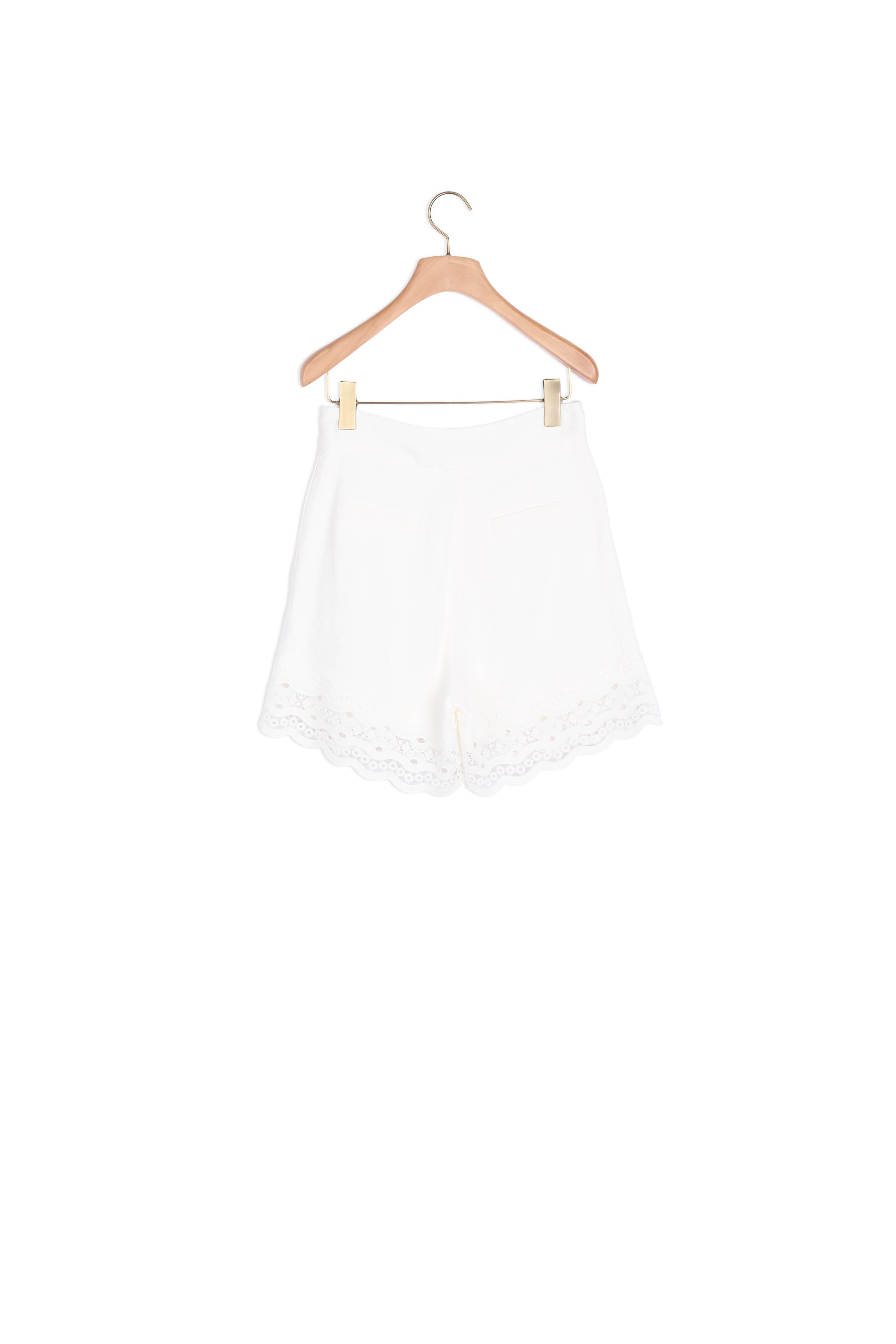 Short en lin avec galon Sandro seconde main