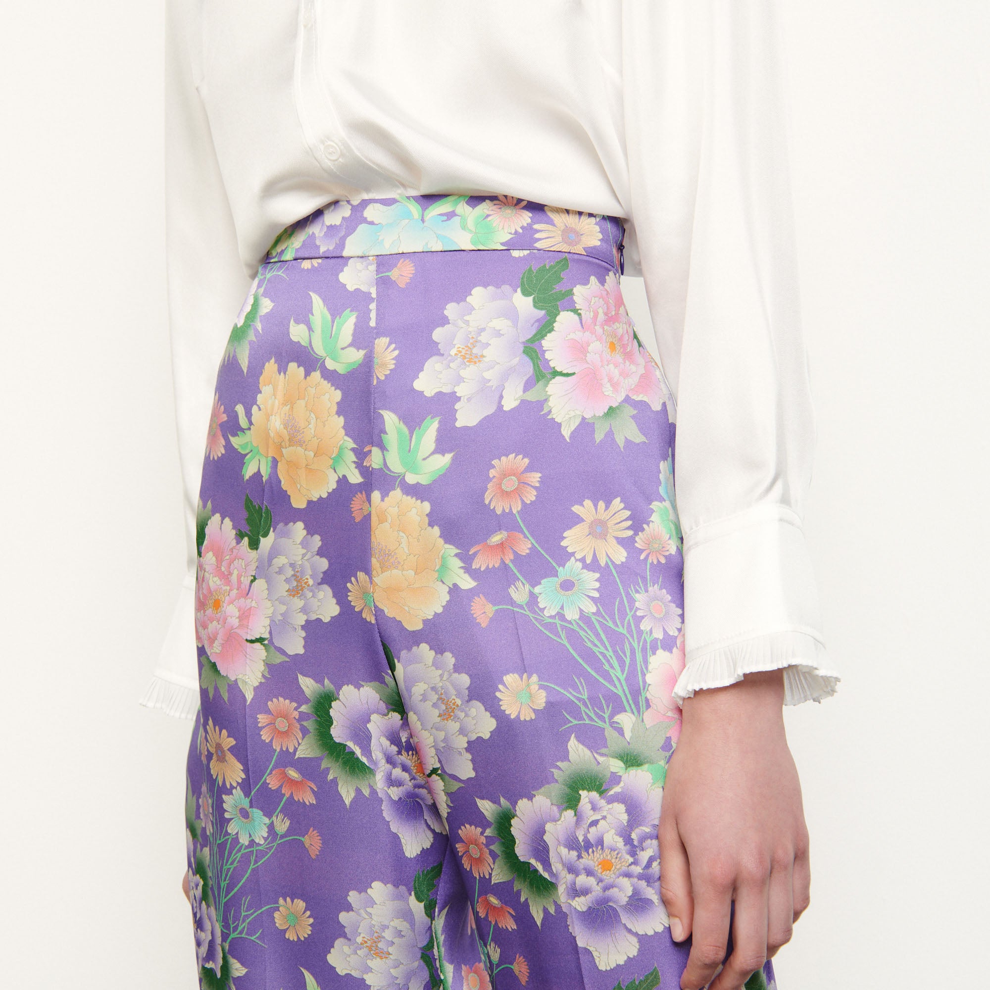 Pantalon large imprimé Sandro seconde main