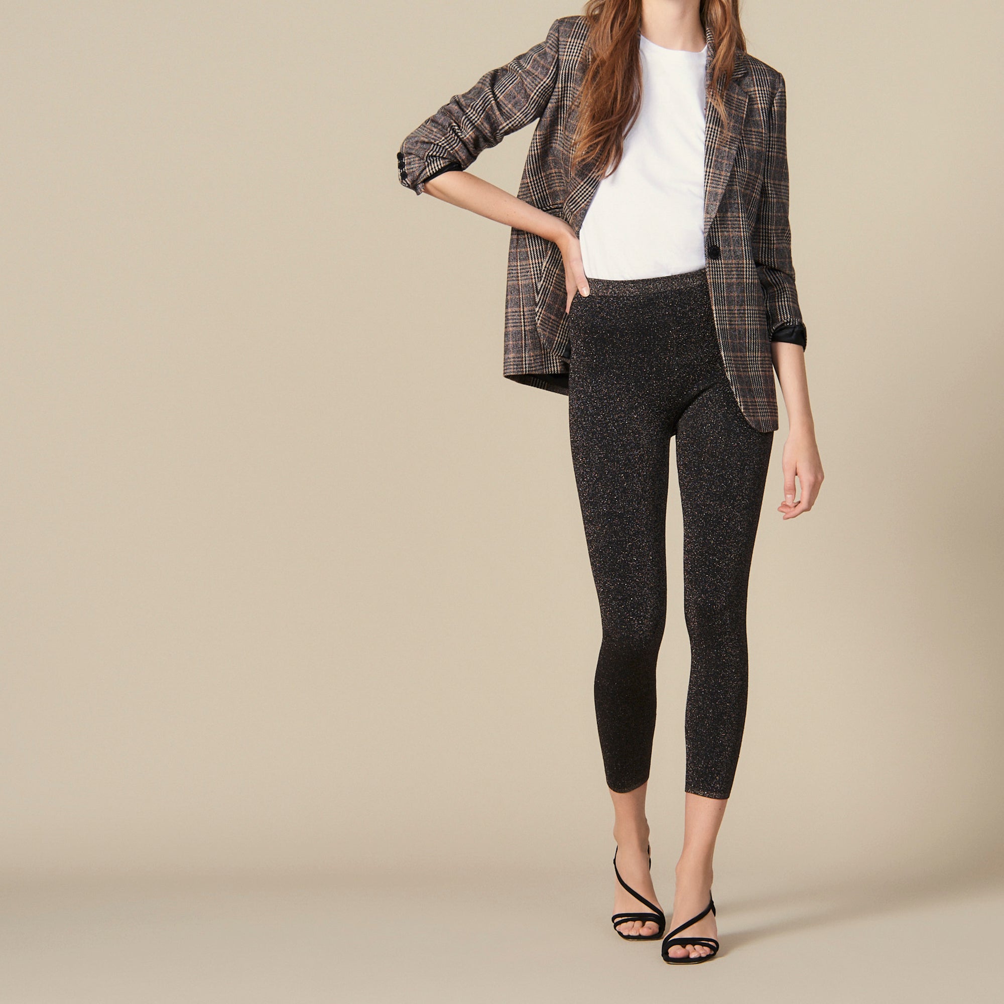 Legging en Maille lurex Sandro seconde main