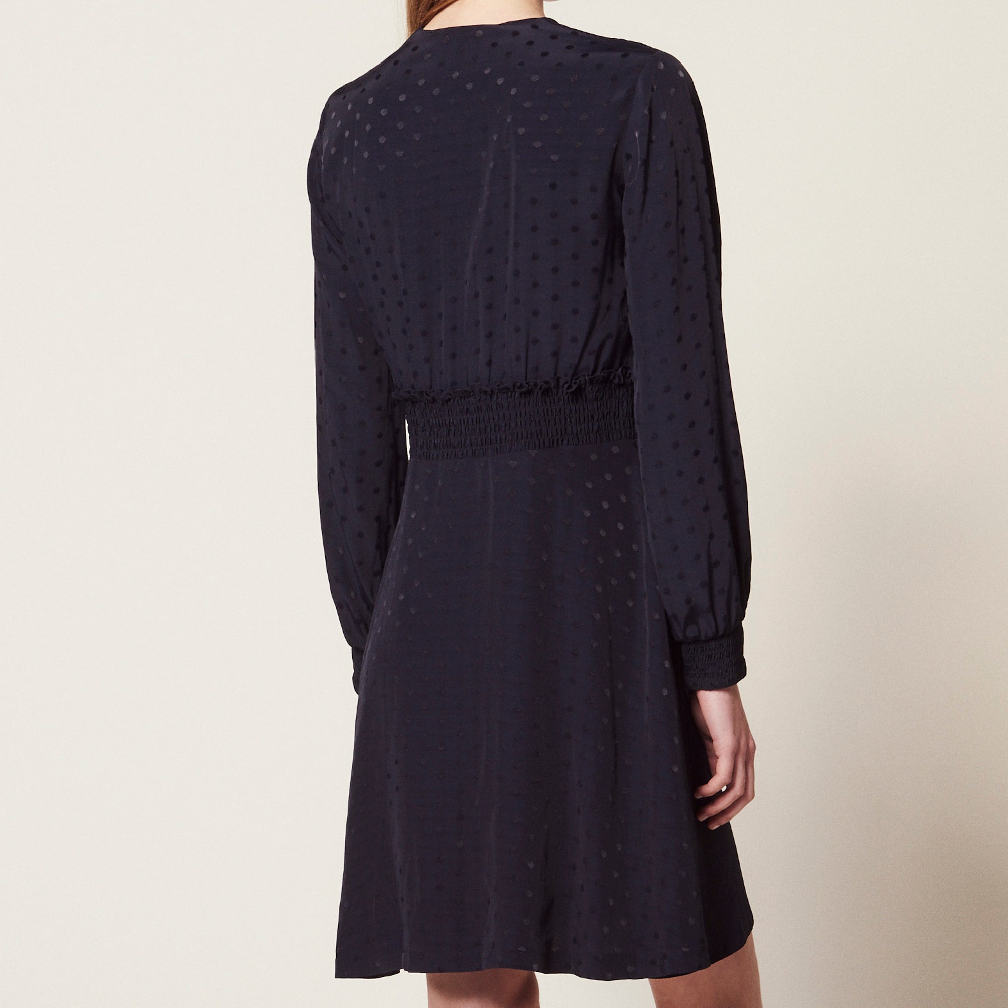 Robe courte en jacquard Sandro seconde main