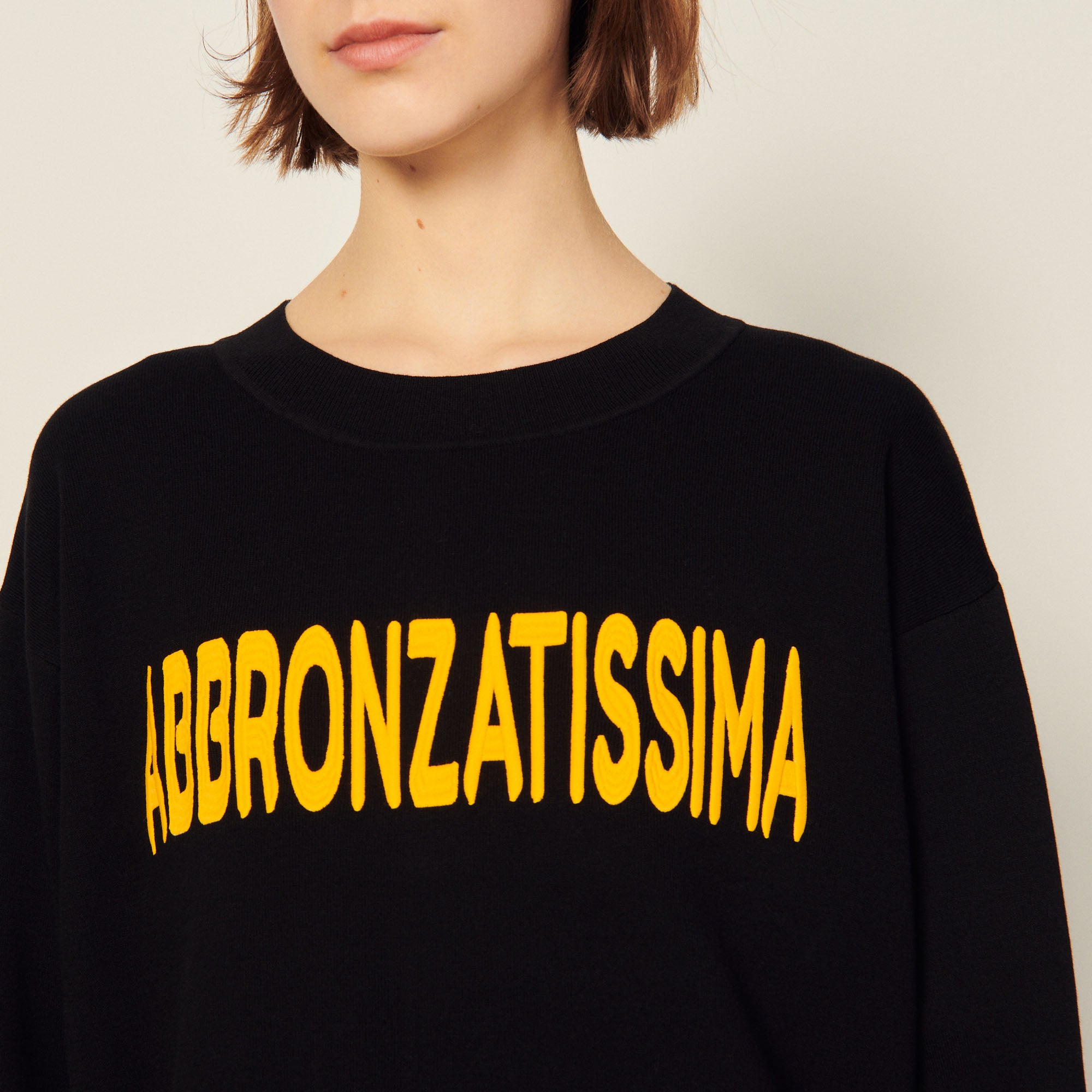 Pull brodé Sandro seconde main