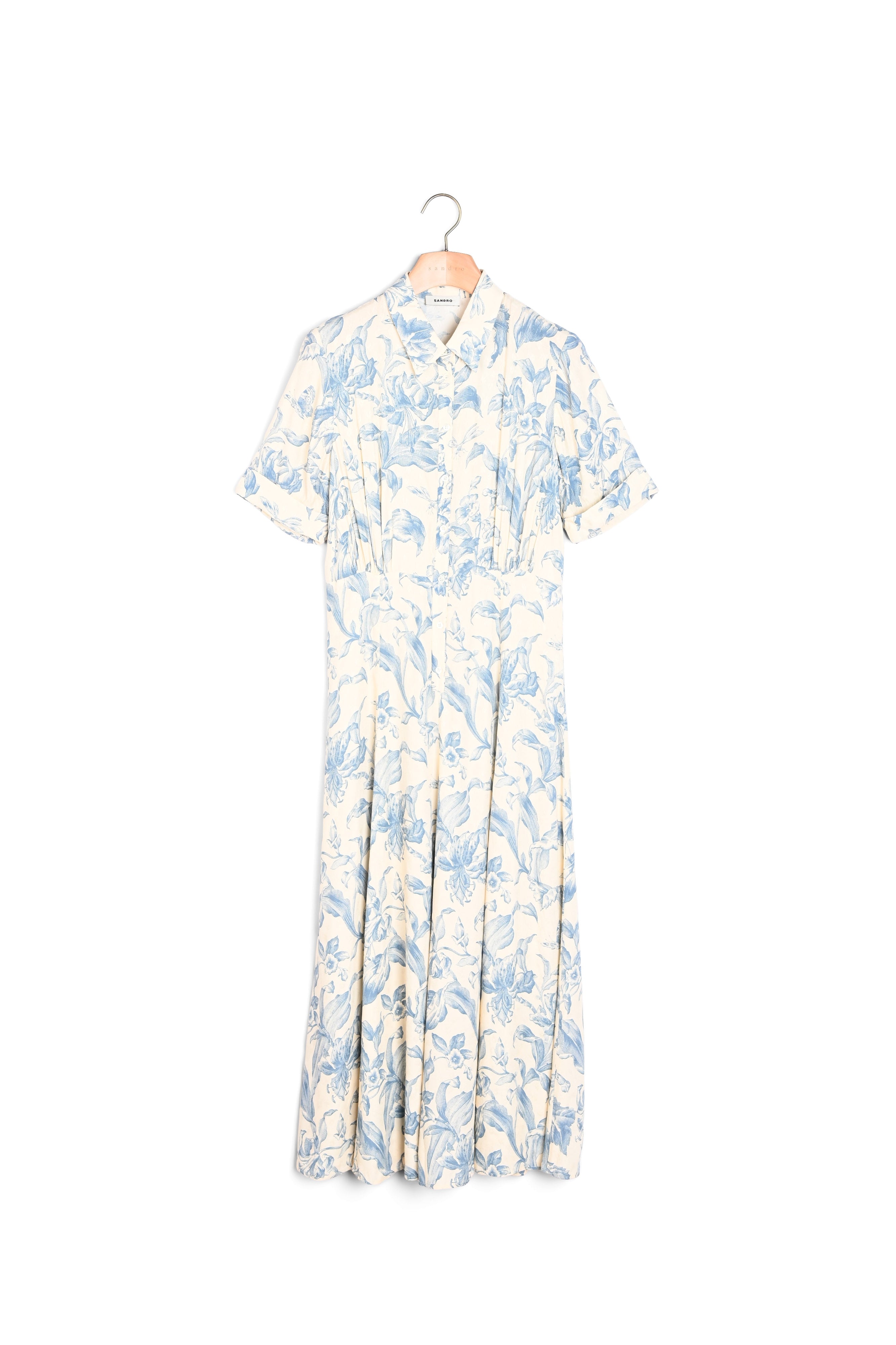 Robe Chemise fleurie Sandro seconde main