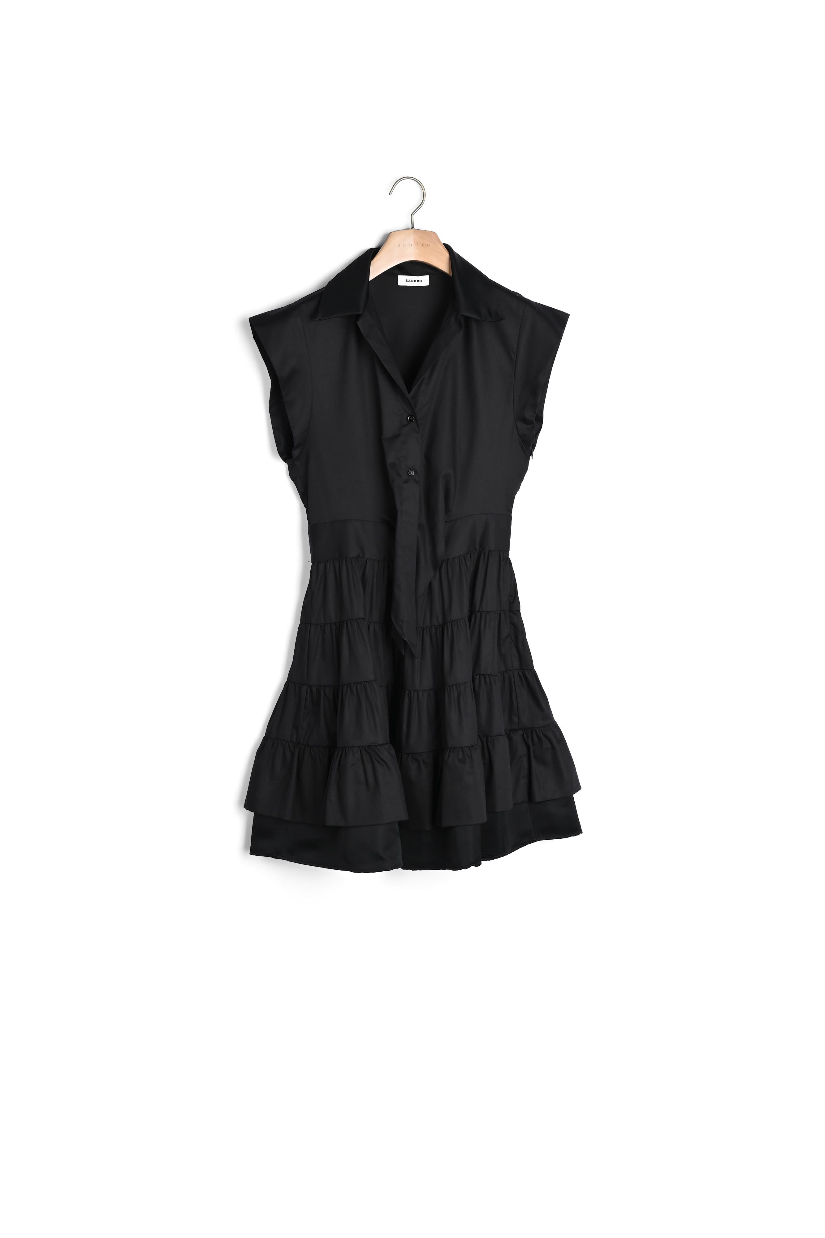 Robe courte volantée Sandro seconde main