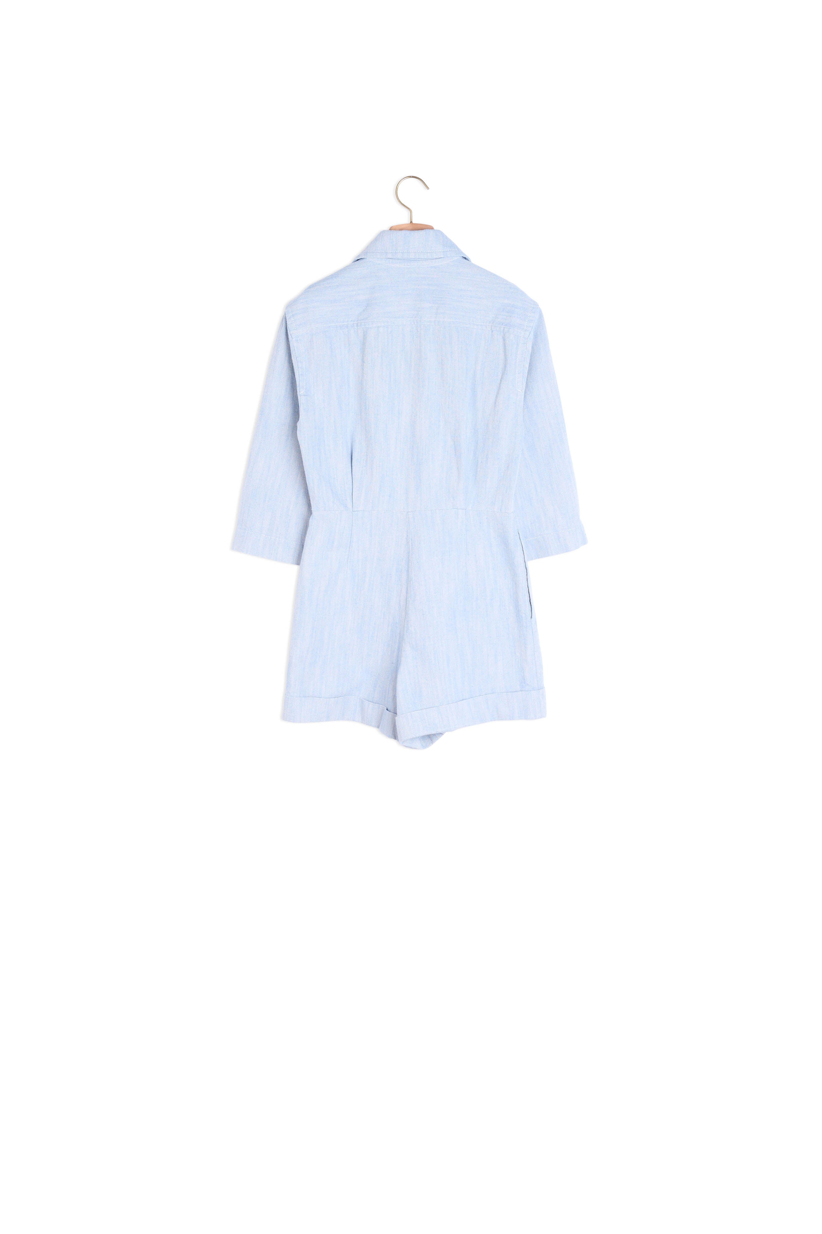 Combinaison Short en lin et coton Sandro seconde main