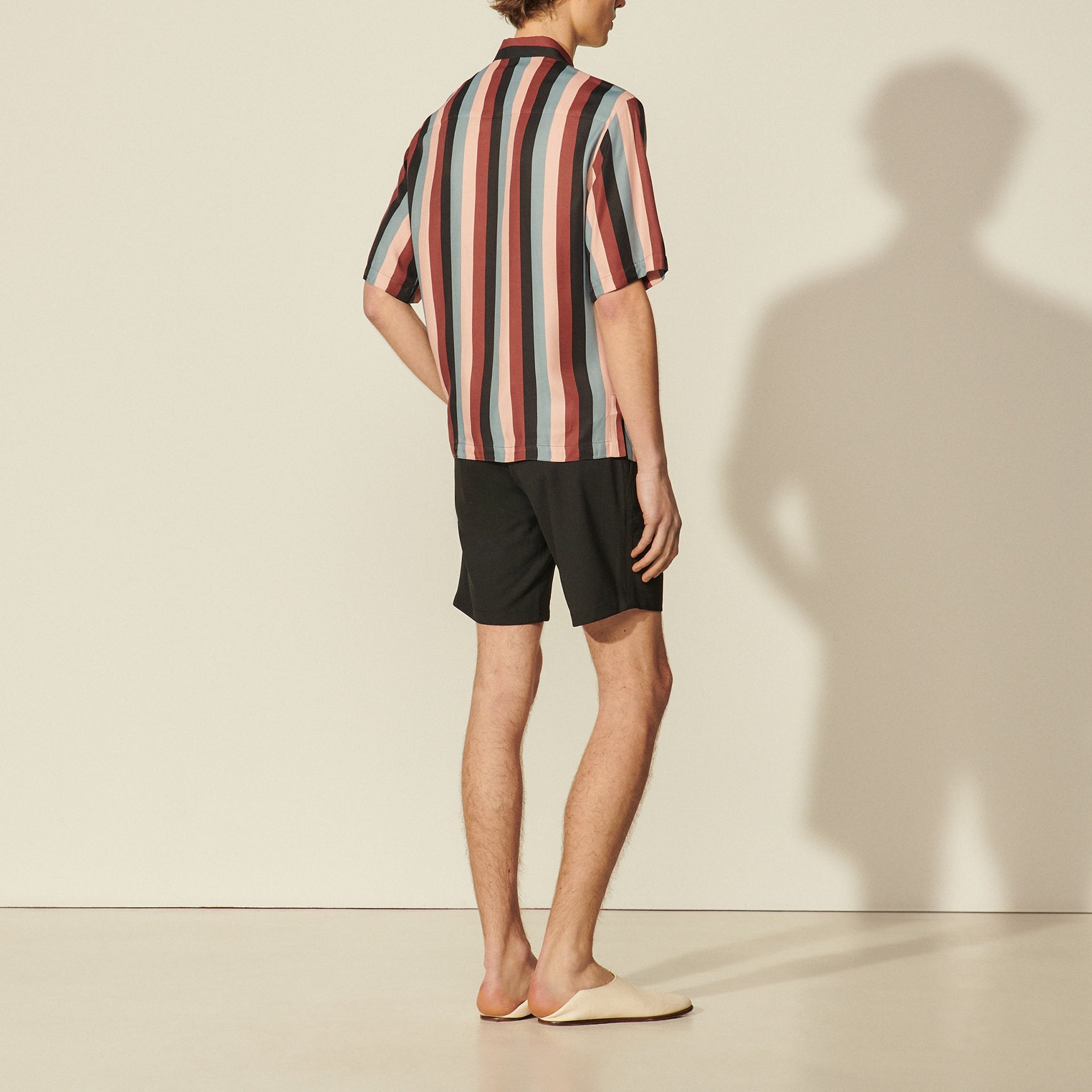 Chemise fluide à rayures imprimées Sandro seconde main