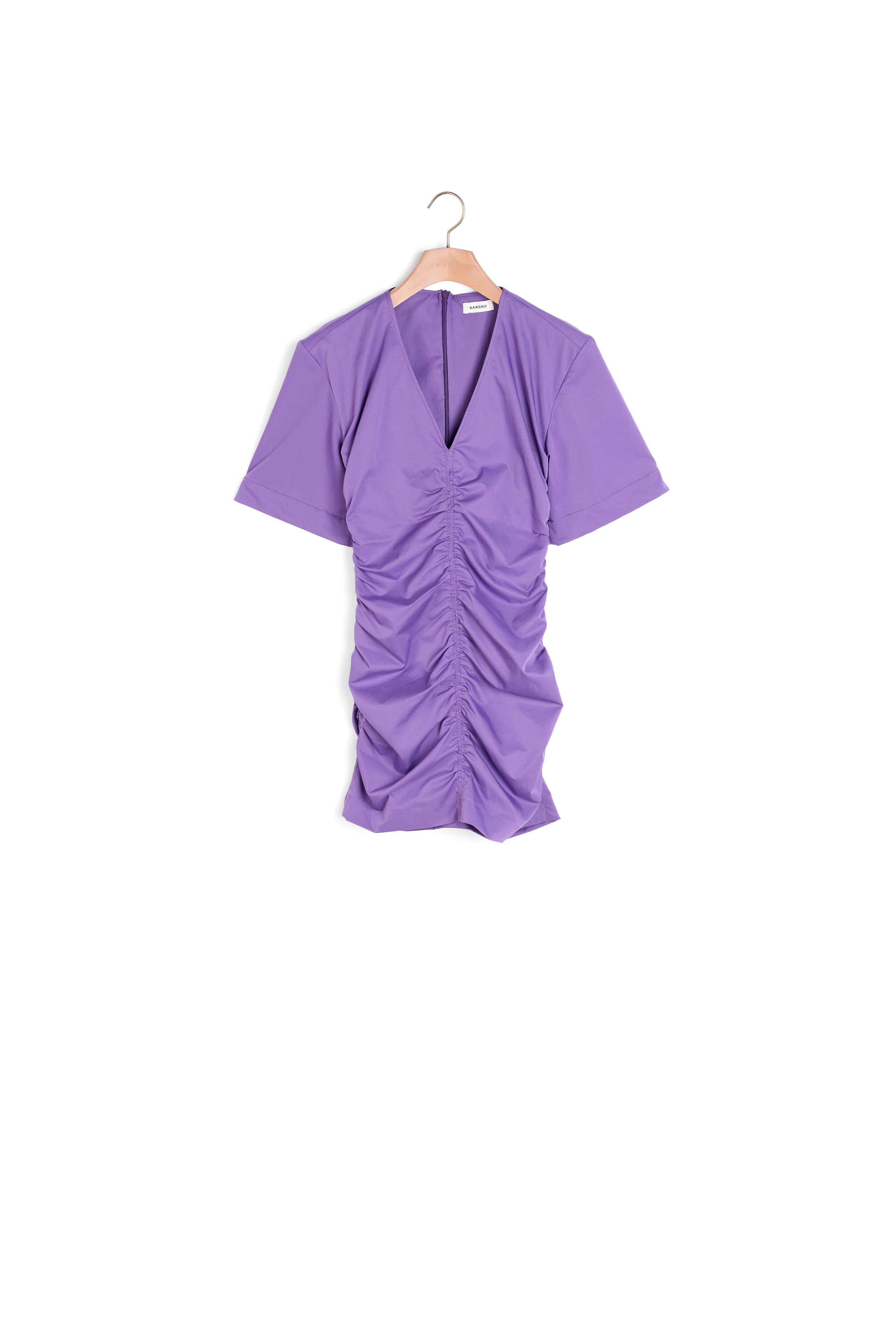 Robe courte froncée Sandro seconde main