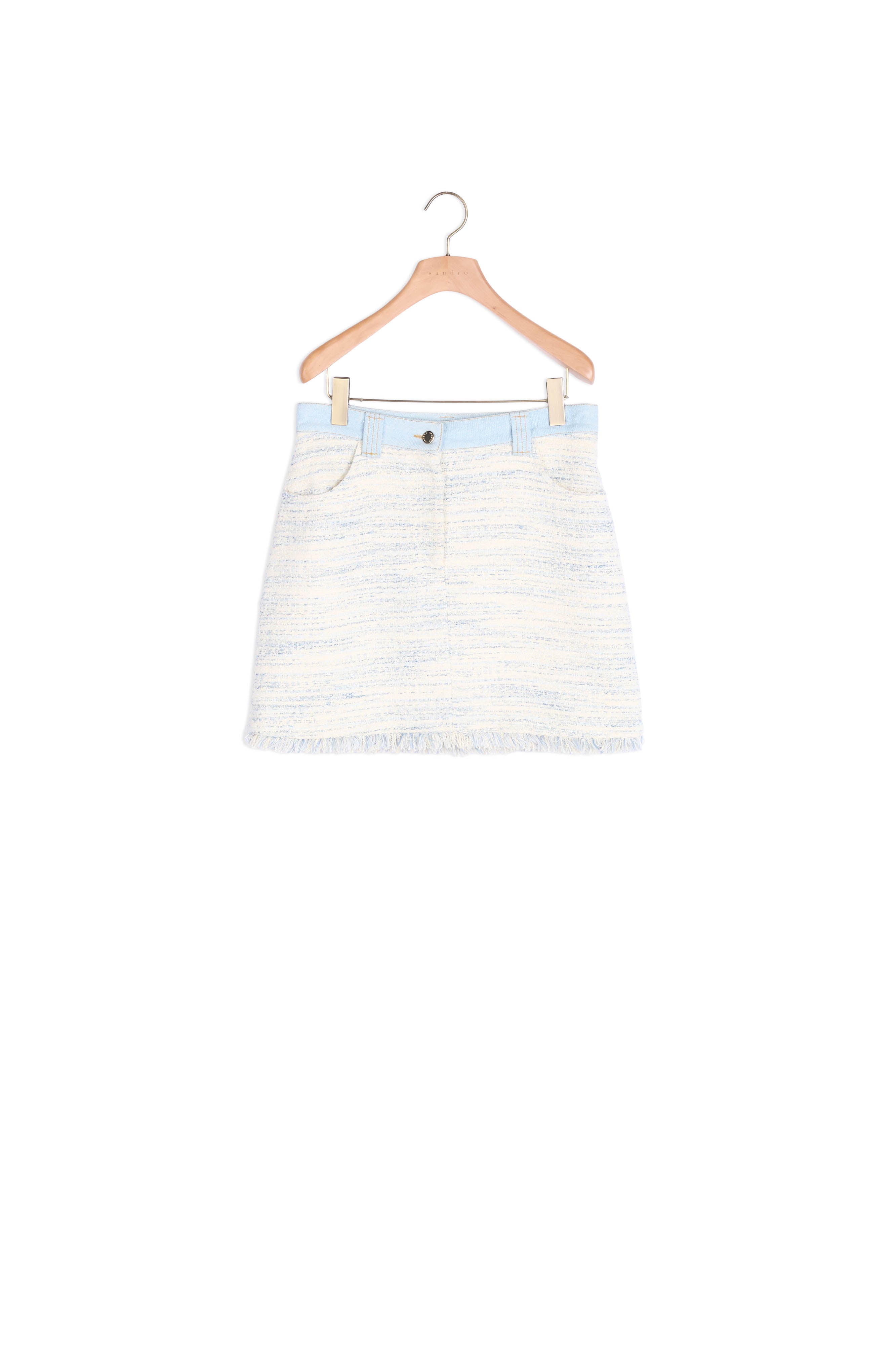 Jupe courte en tweed Sandro seconde main