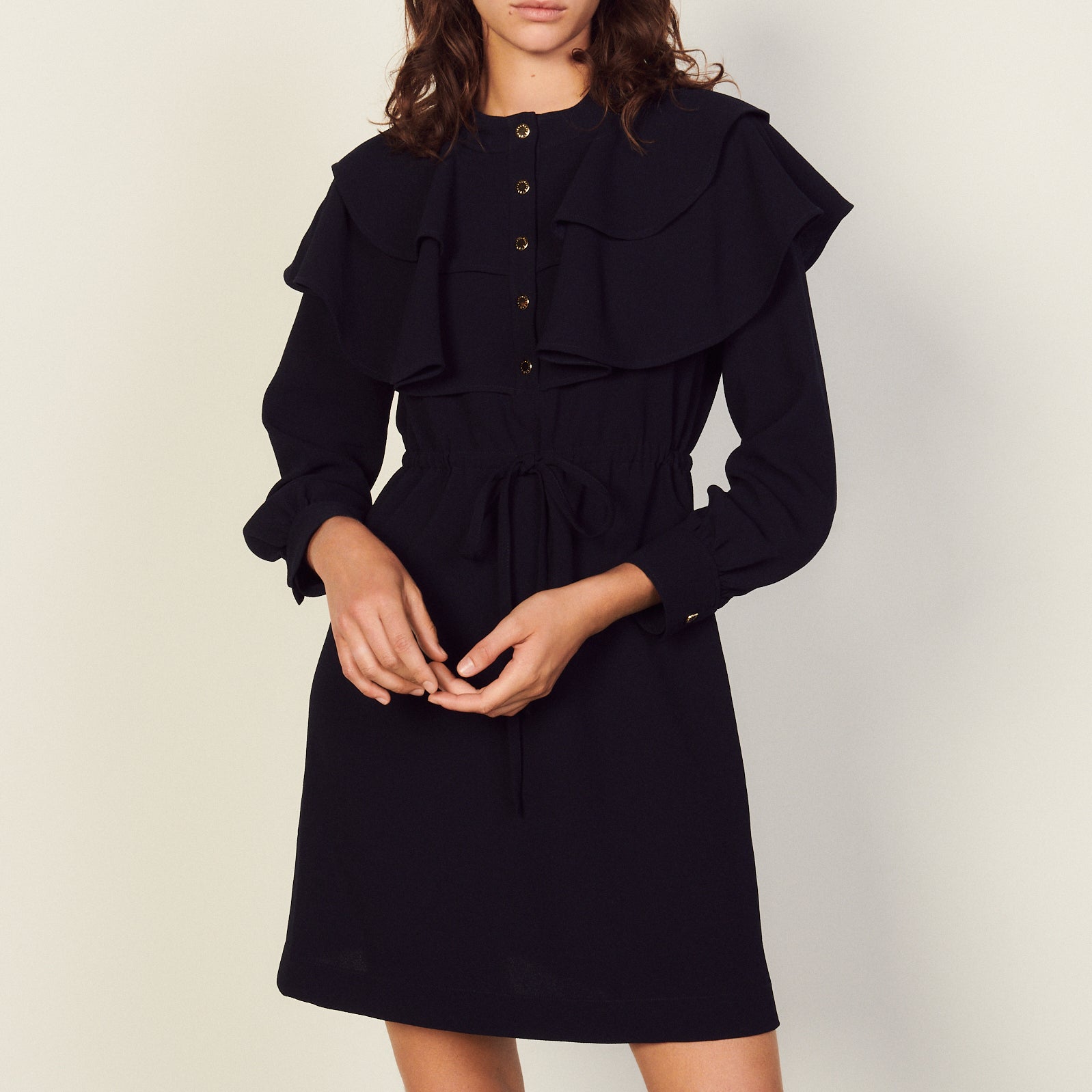 Robe avec volants oversize Sandro seconde main