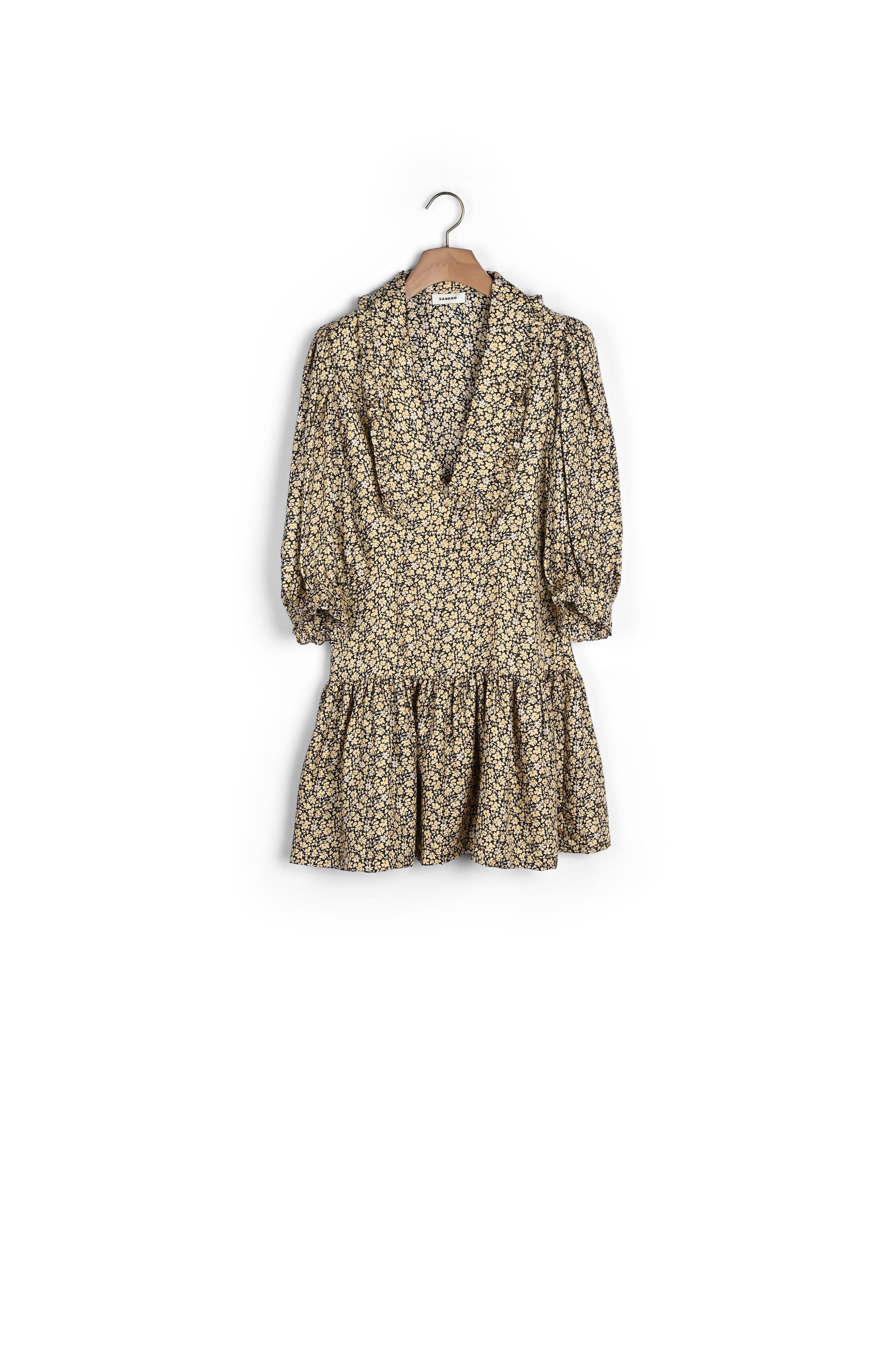 Robe fluide imprimée Sandro seconde main