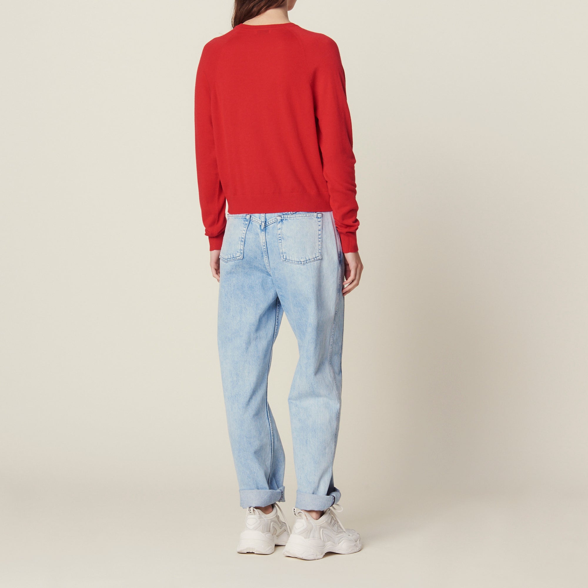 Pull manches longues en laine Sandro seconde main