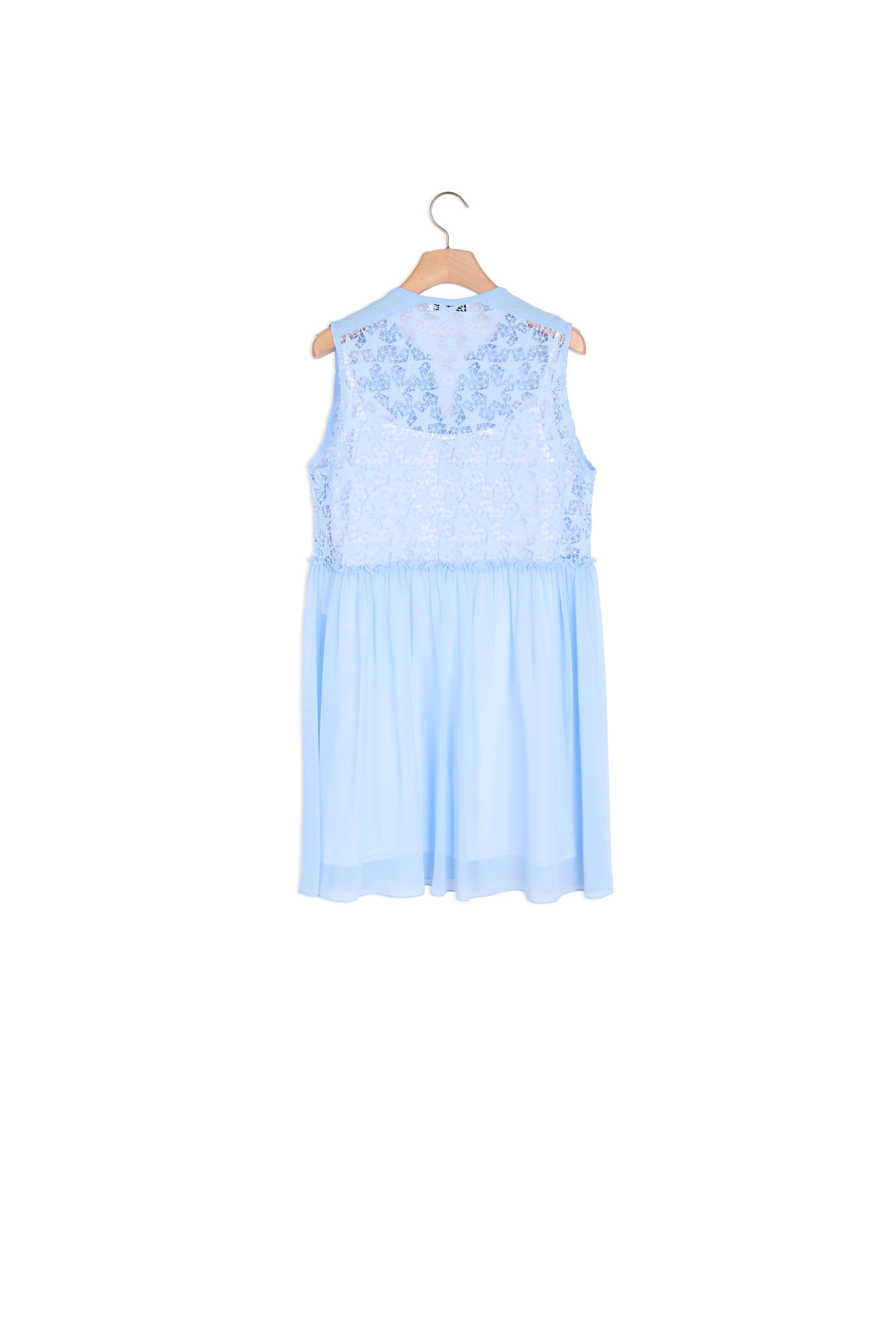 Robe fluide à dentelle étoilée Sandro seconde main