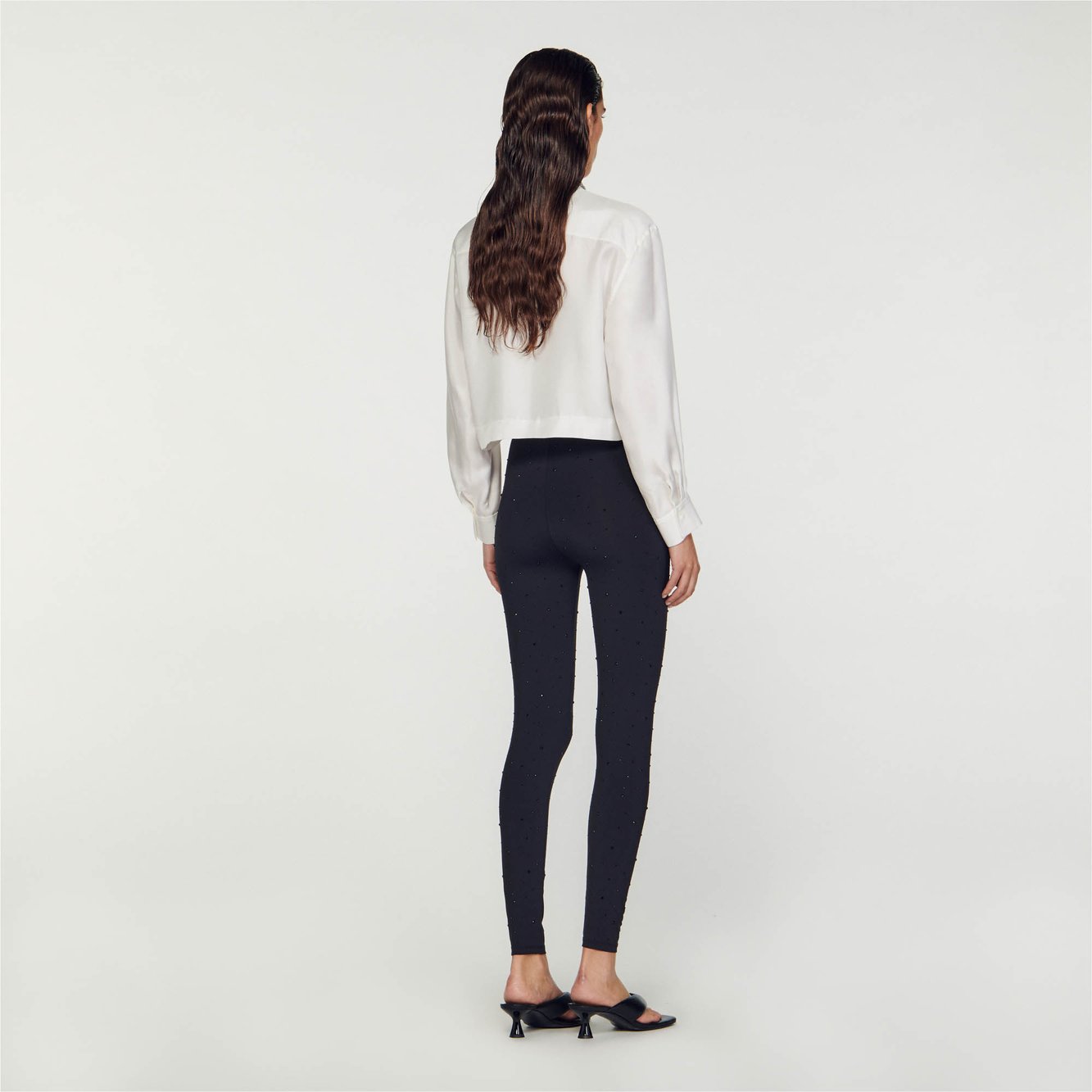 Legging à strass Sandro seconde main