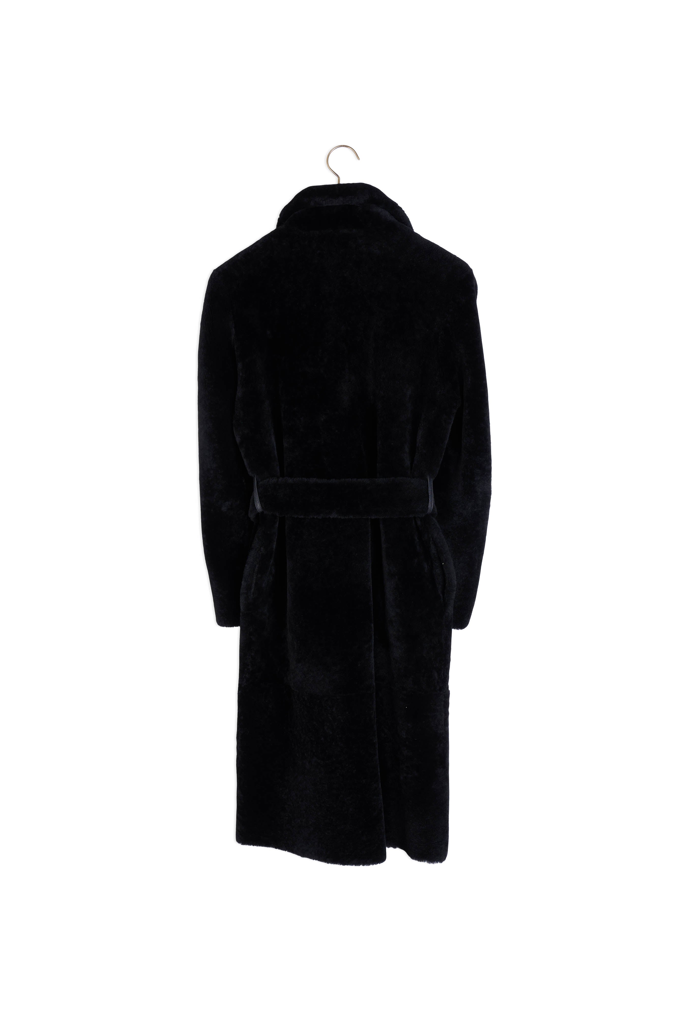 Manteau en peau lainée Sandro seconde main