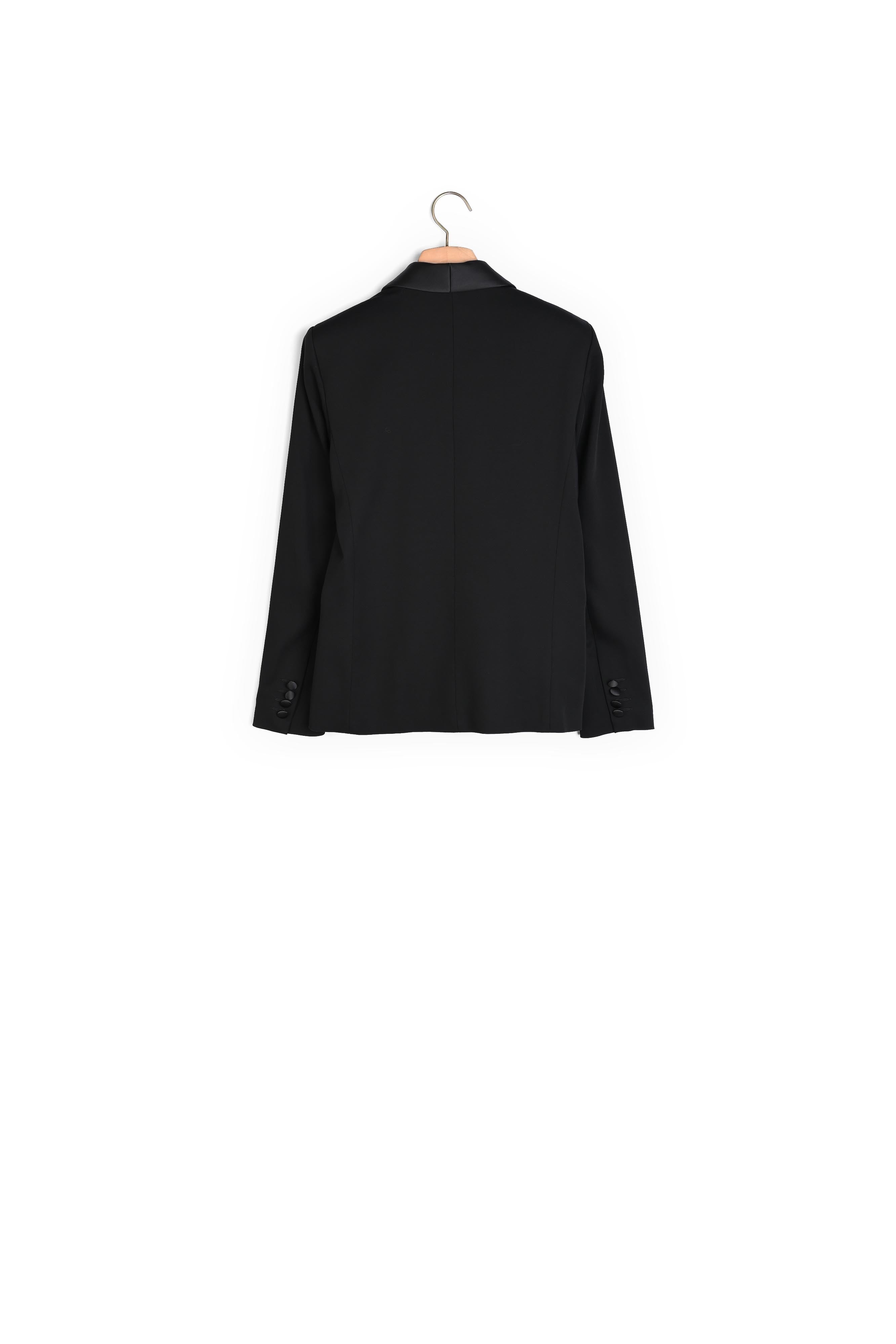 Veste de smoking à empiècement satin Sandro seconde main