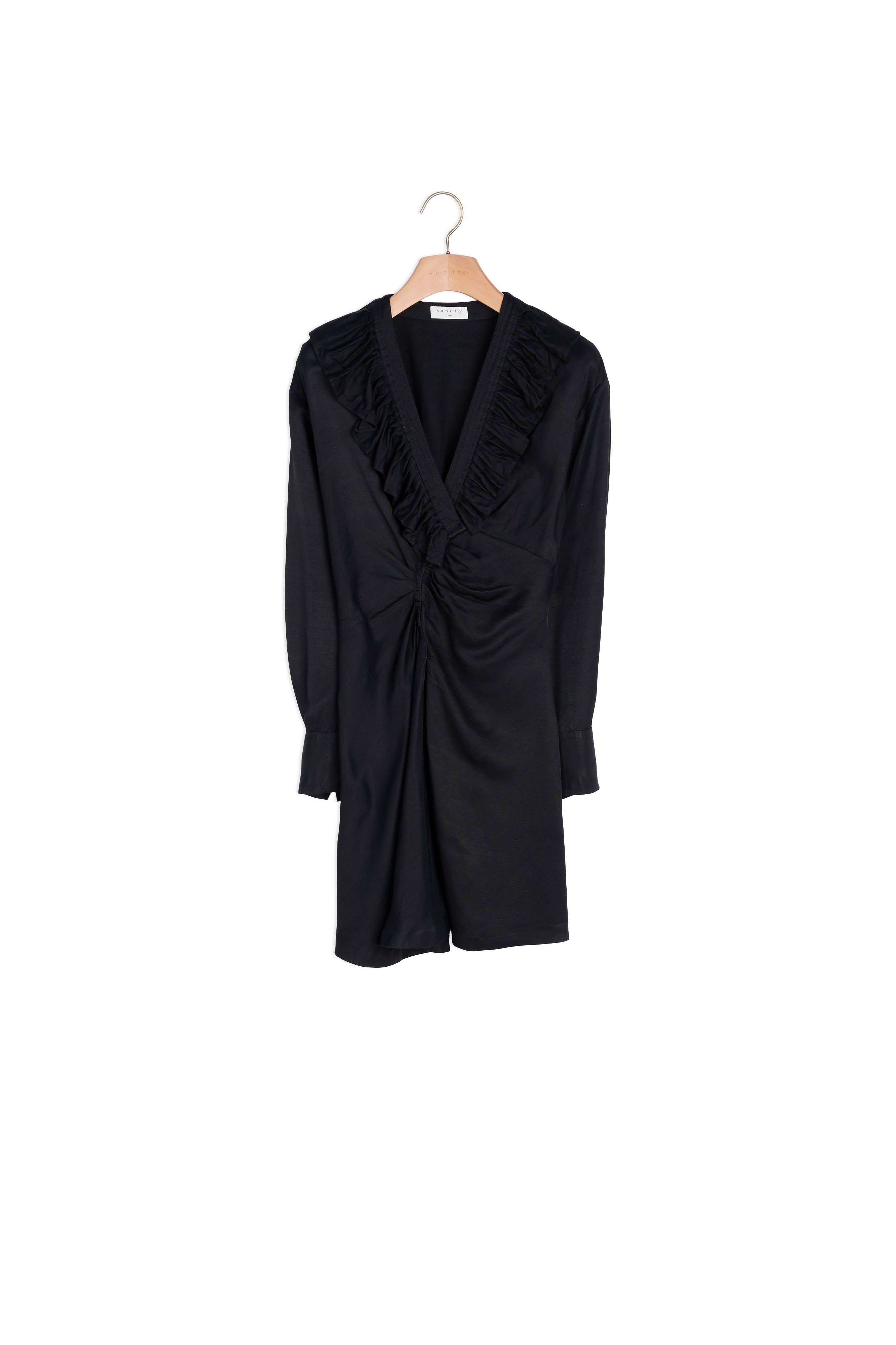 Robe courte avec volants froncés Sandro seconde main