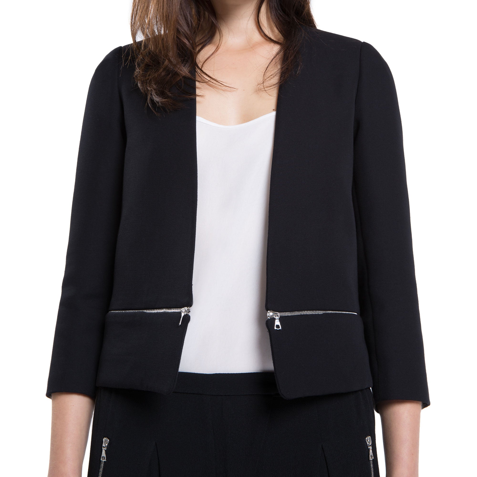 Veste Noir Sandro seconde main