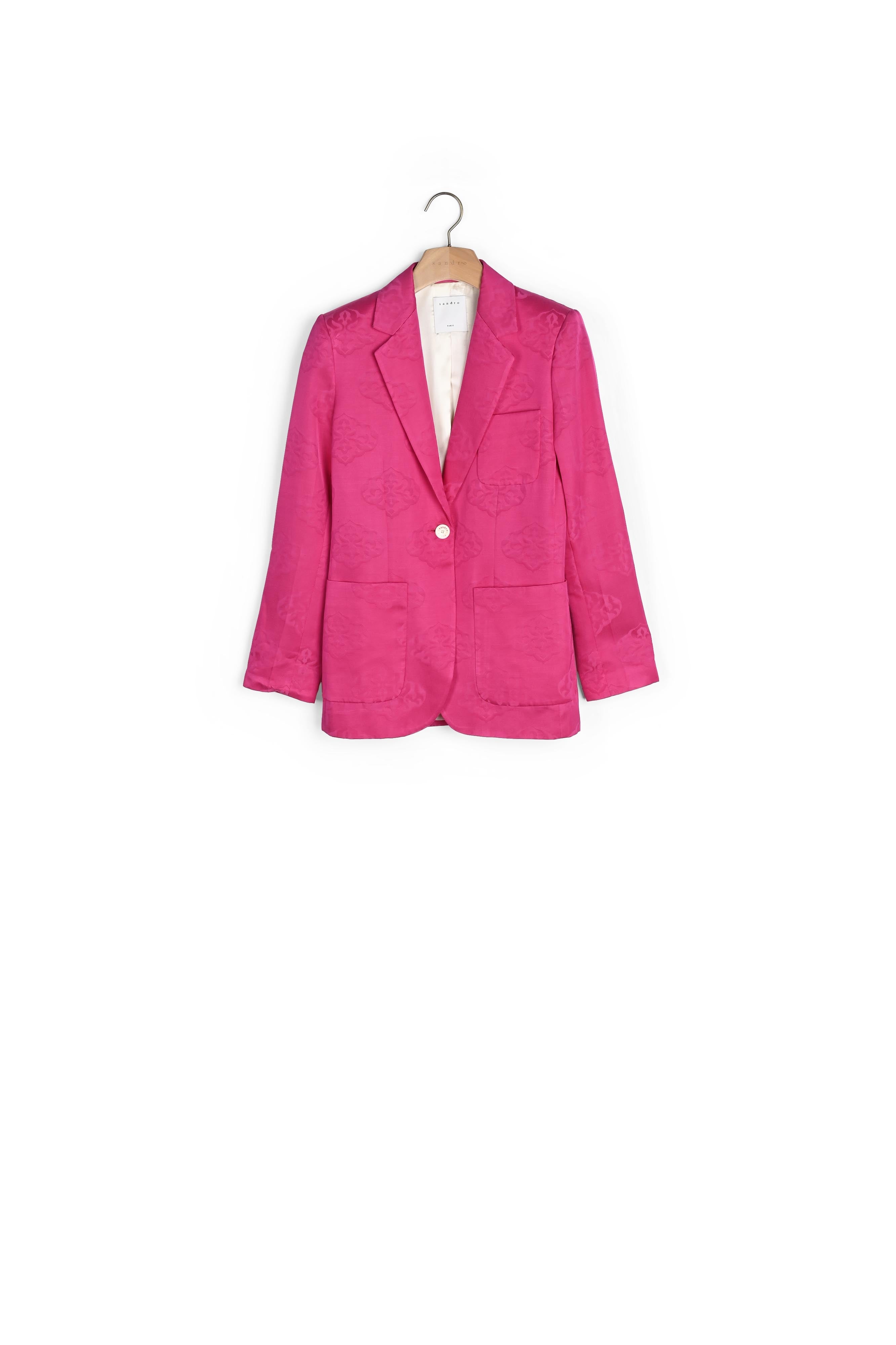 Veste tailleur en jacquard Sandro seconde main